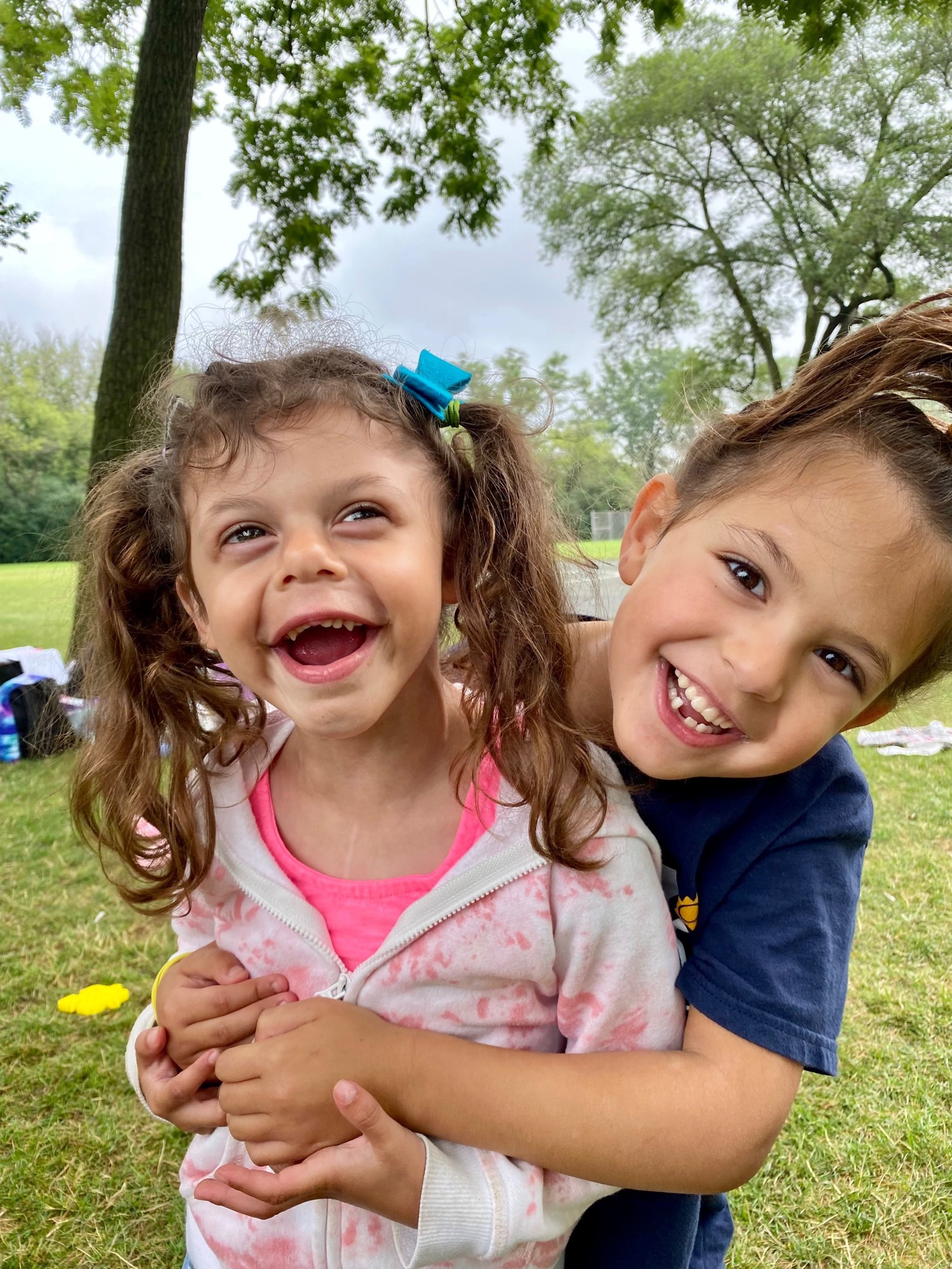 Making friends at Z Frank Apachi Day Camp, Summer 2021
