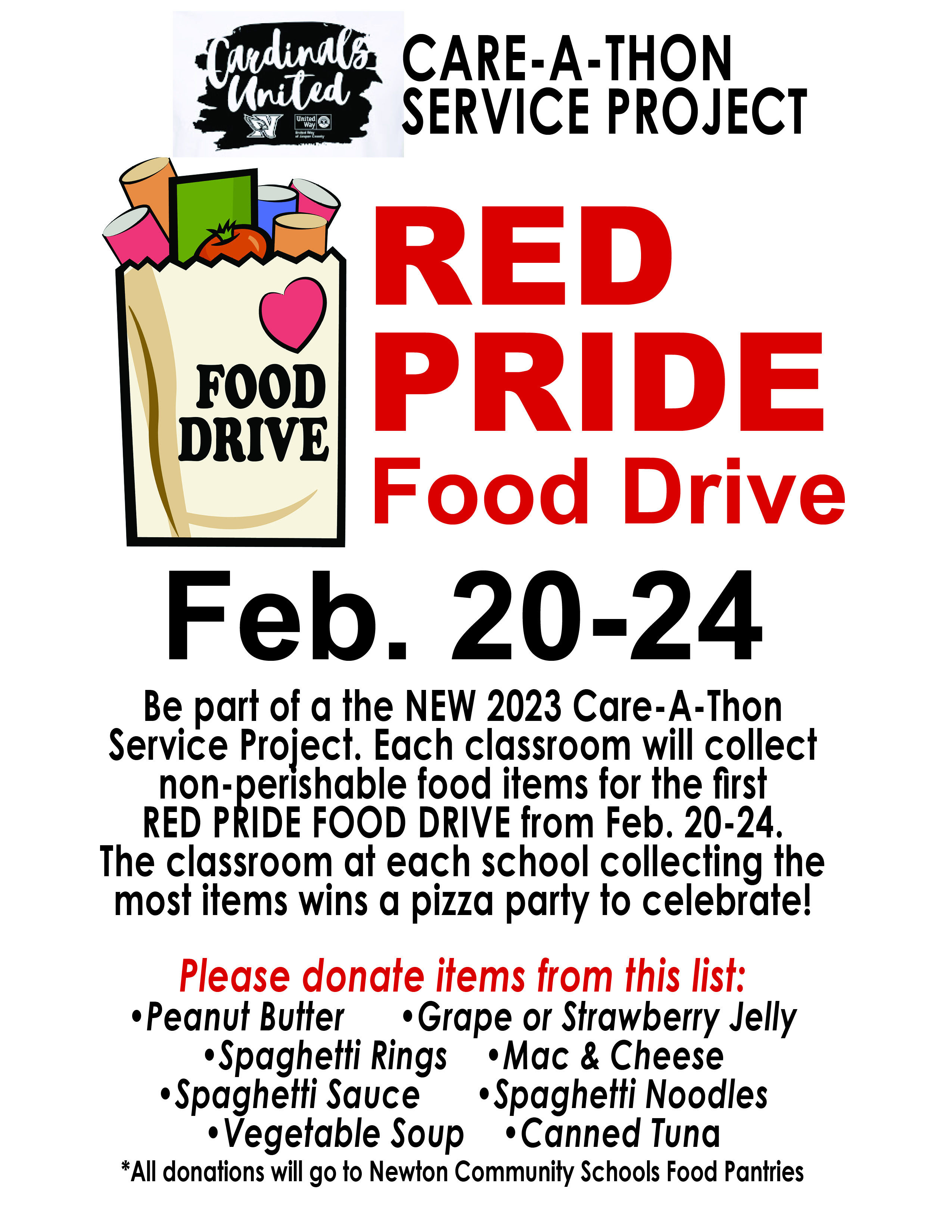 Red Pride Food Drive 2023