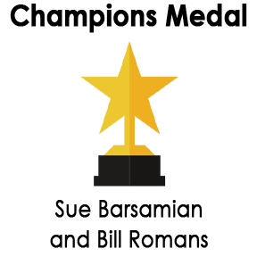 Sue Barsamian and Bill Romans