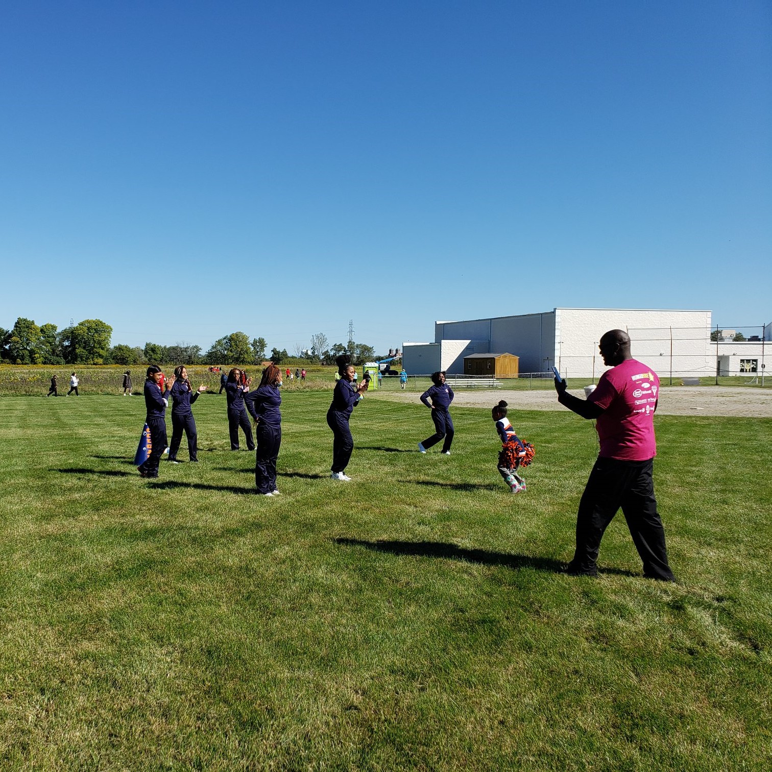 West Side Cheer at Hunger Hike 2020