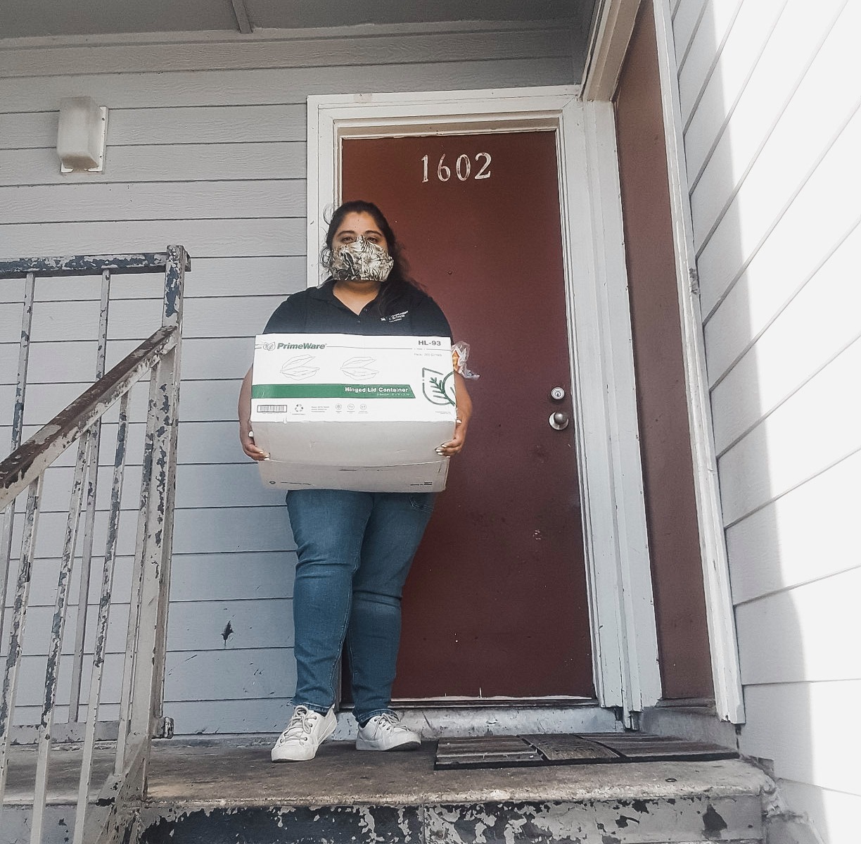 Delivering Food to Families In Need