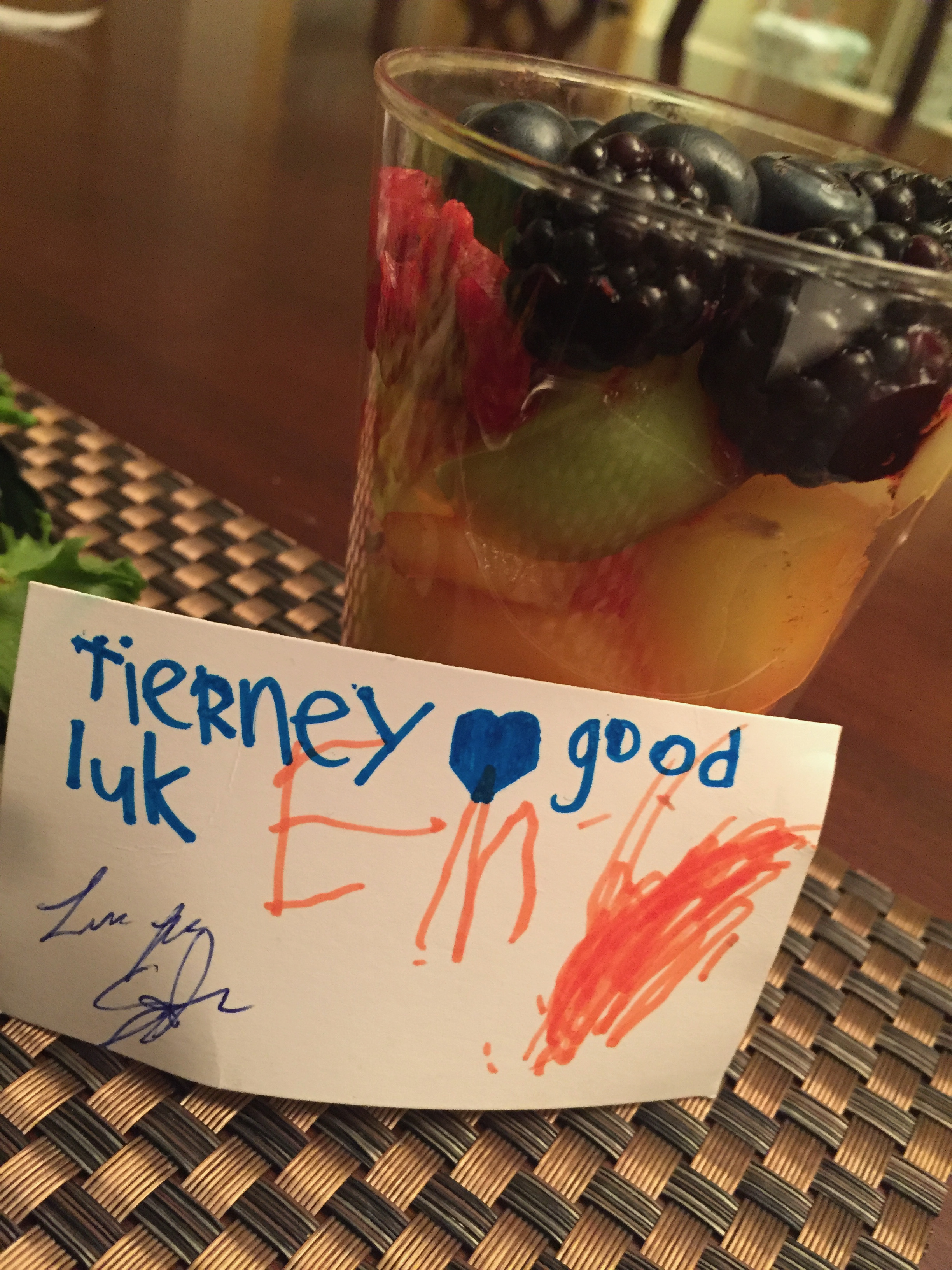 I kept this in my pocket to help with nerves at the TedX conference.