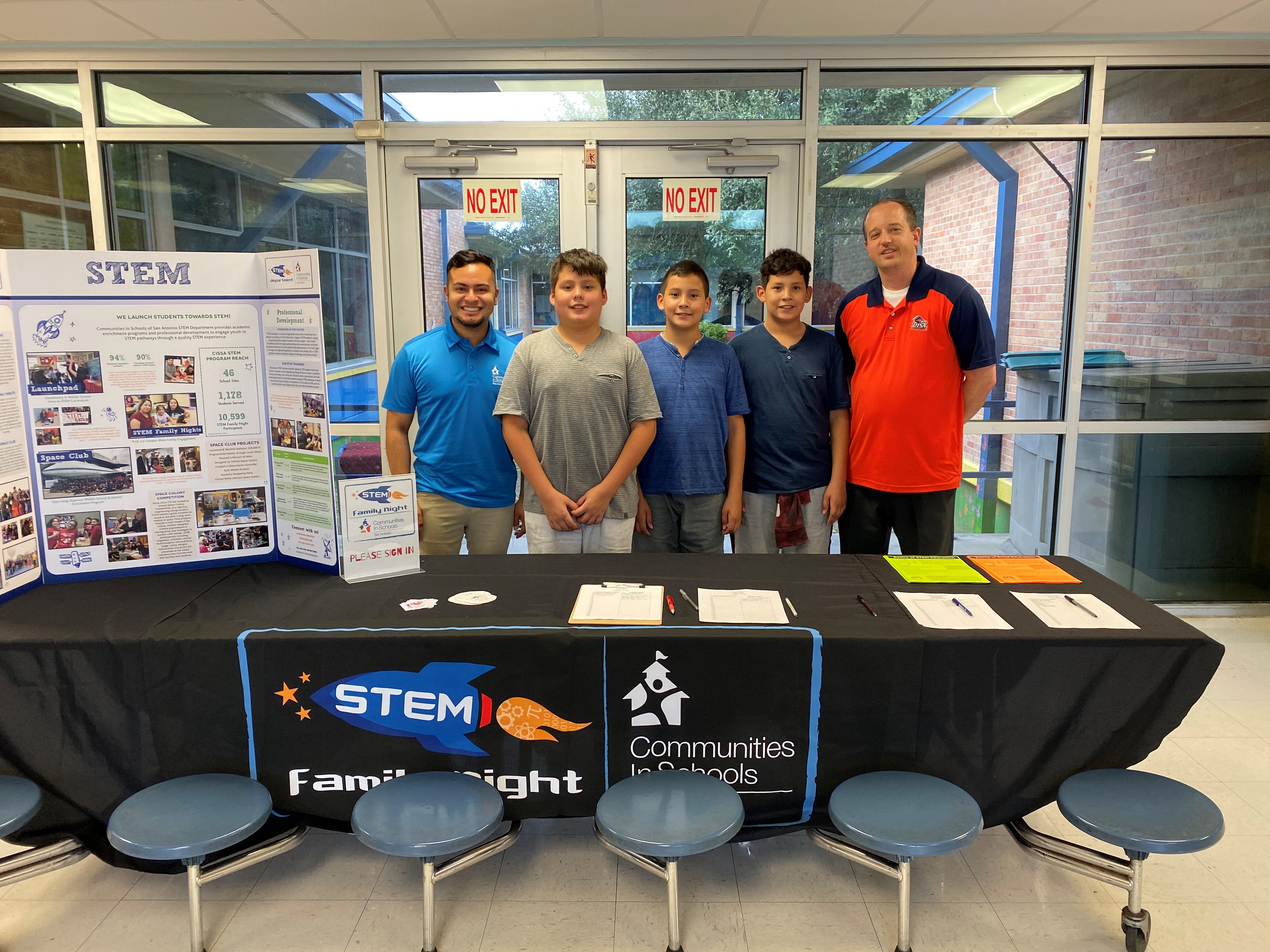 CIS student attended CIS STEM family night