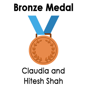 Claudia and Hitesh Shah