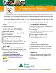 Team Coordinator Checklist 