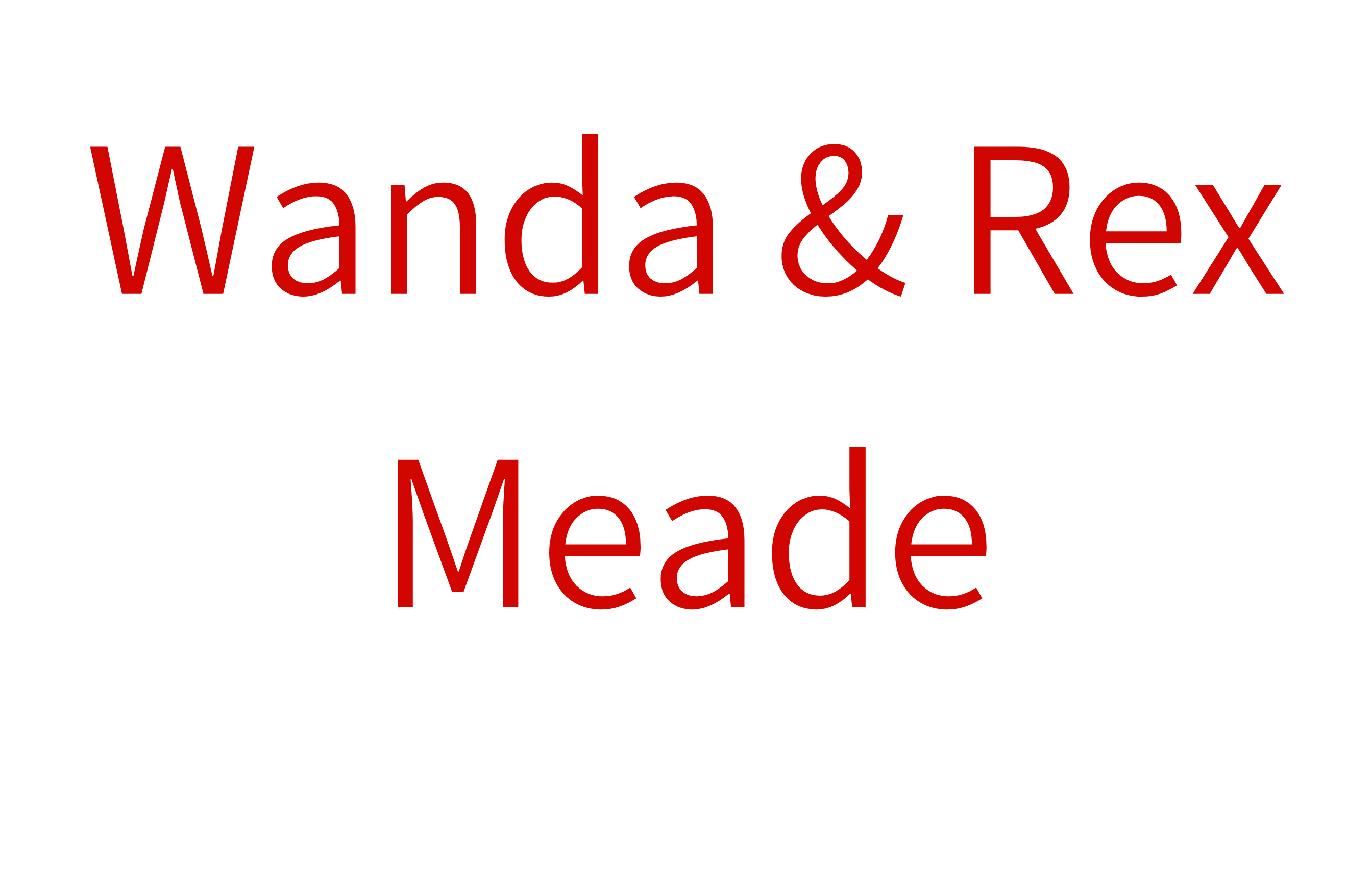 Wanda and Rex Meade