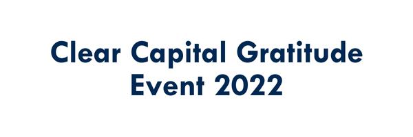 Clear Capital Gratitude Event 2022