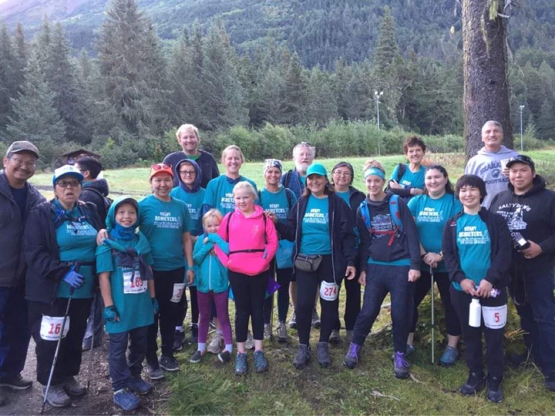 Alyeska Climbathon 2018 Team Ovary Achievers