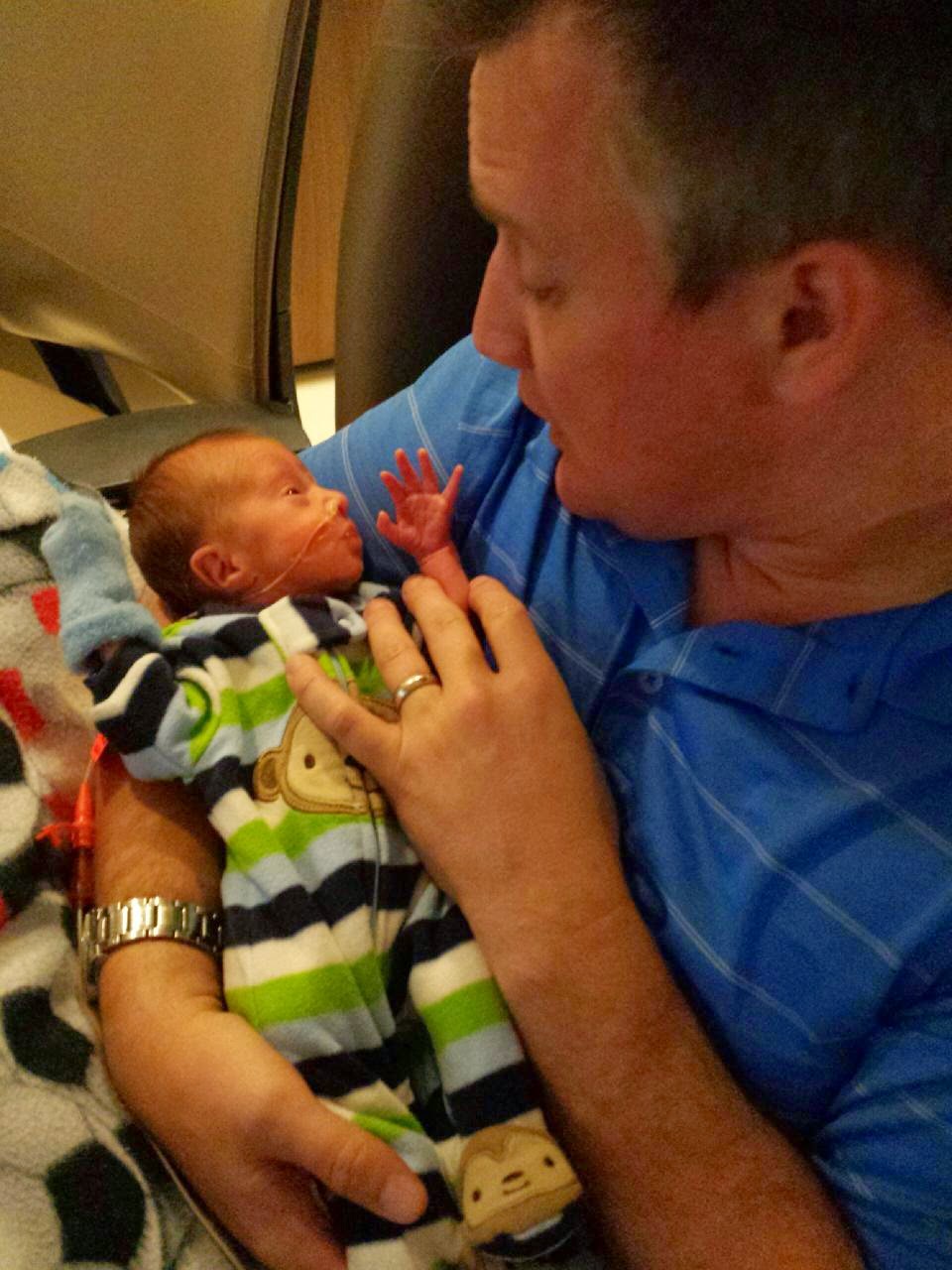 Charlie Roo with Dad