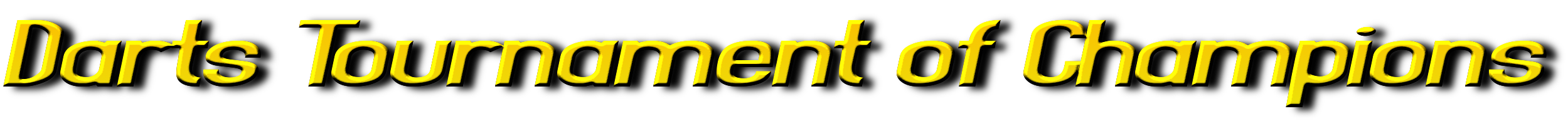 Darts Tournament of Champions