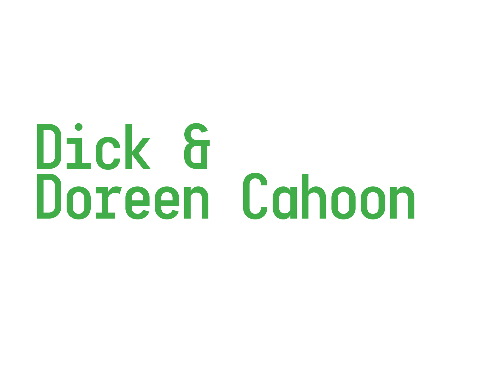 Dick & Doreen Cahoon