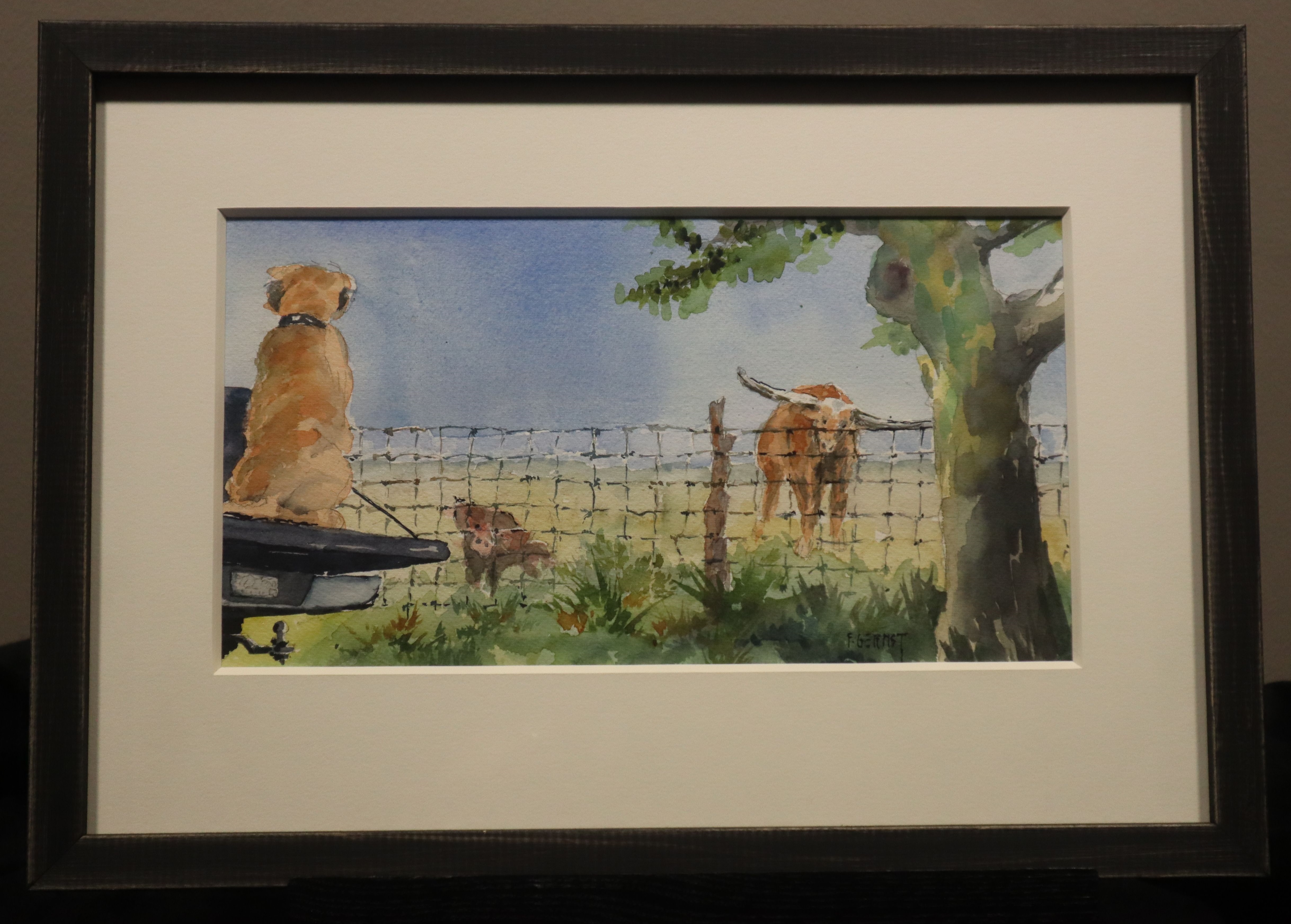 Dog & Friends - Custom Frame