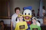 Disney World with Donald Duck