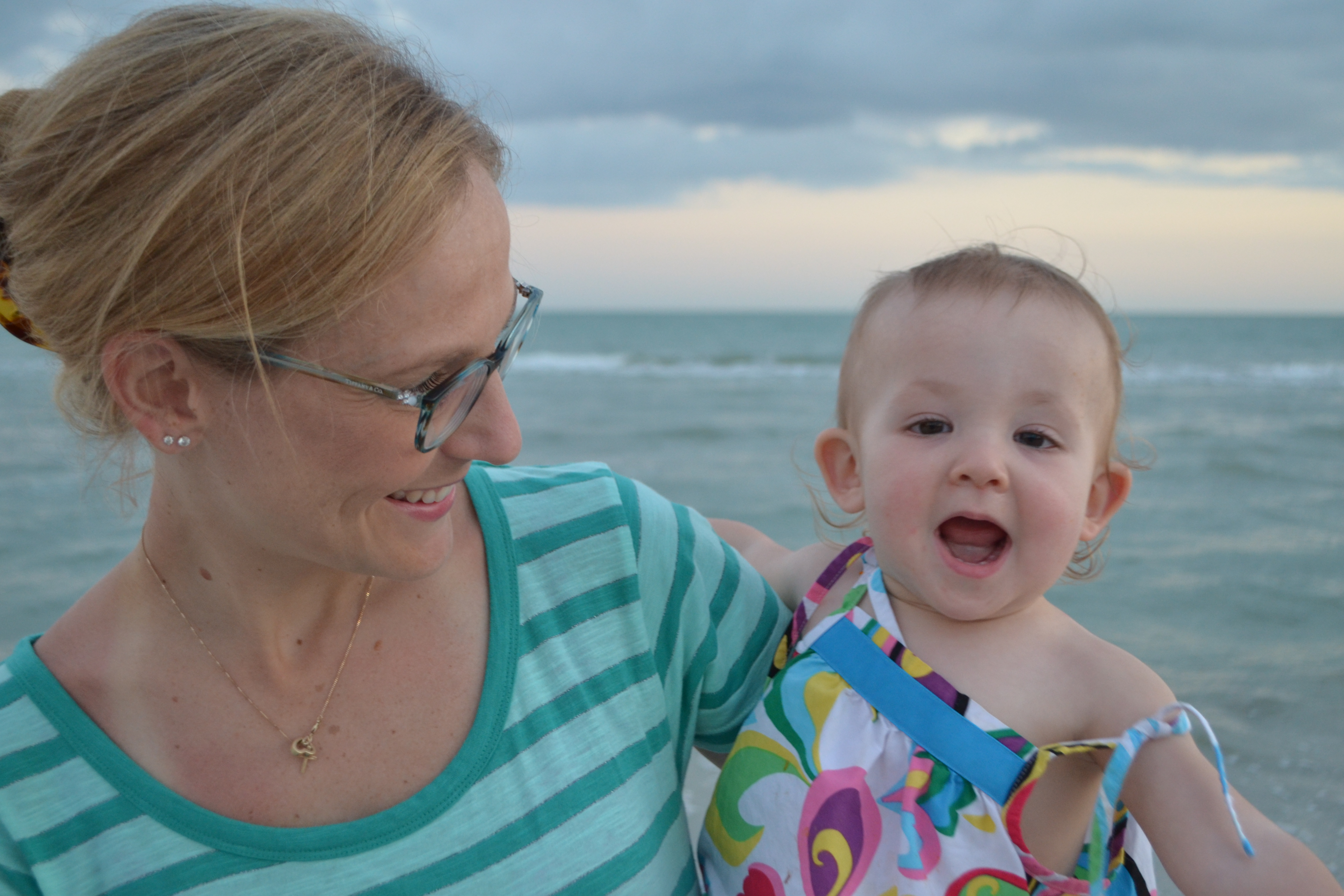First trip to the beach