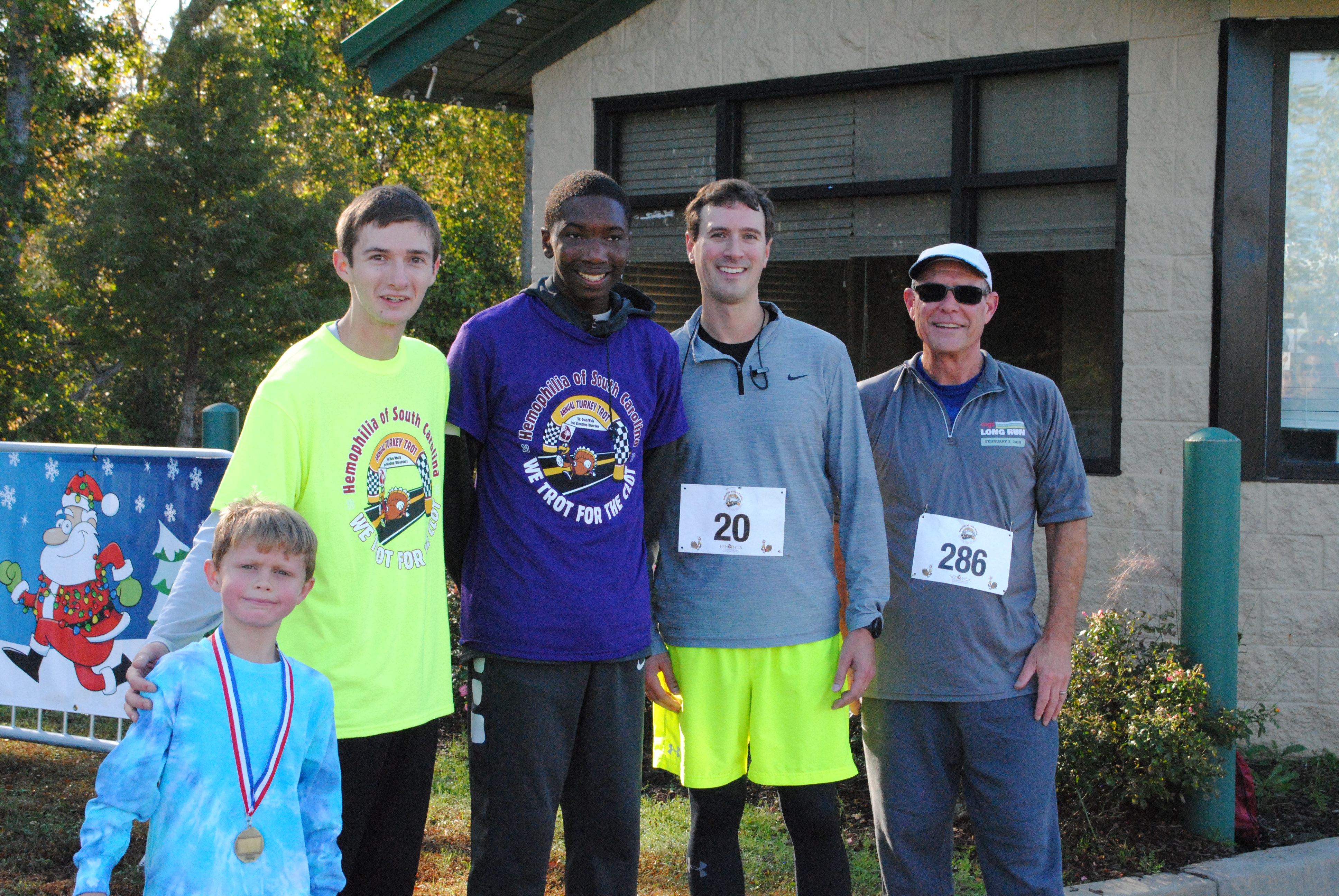 2019 1ST - 5TH PLACE 5K TURKEY TROT PLACE WINNERS