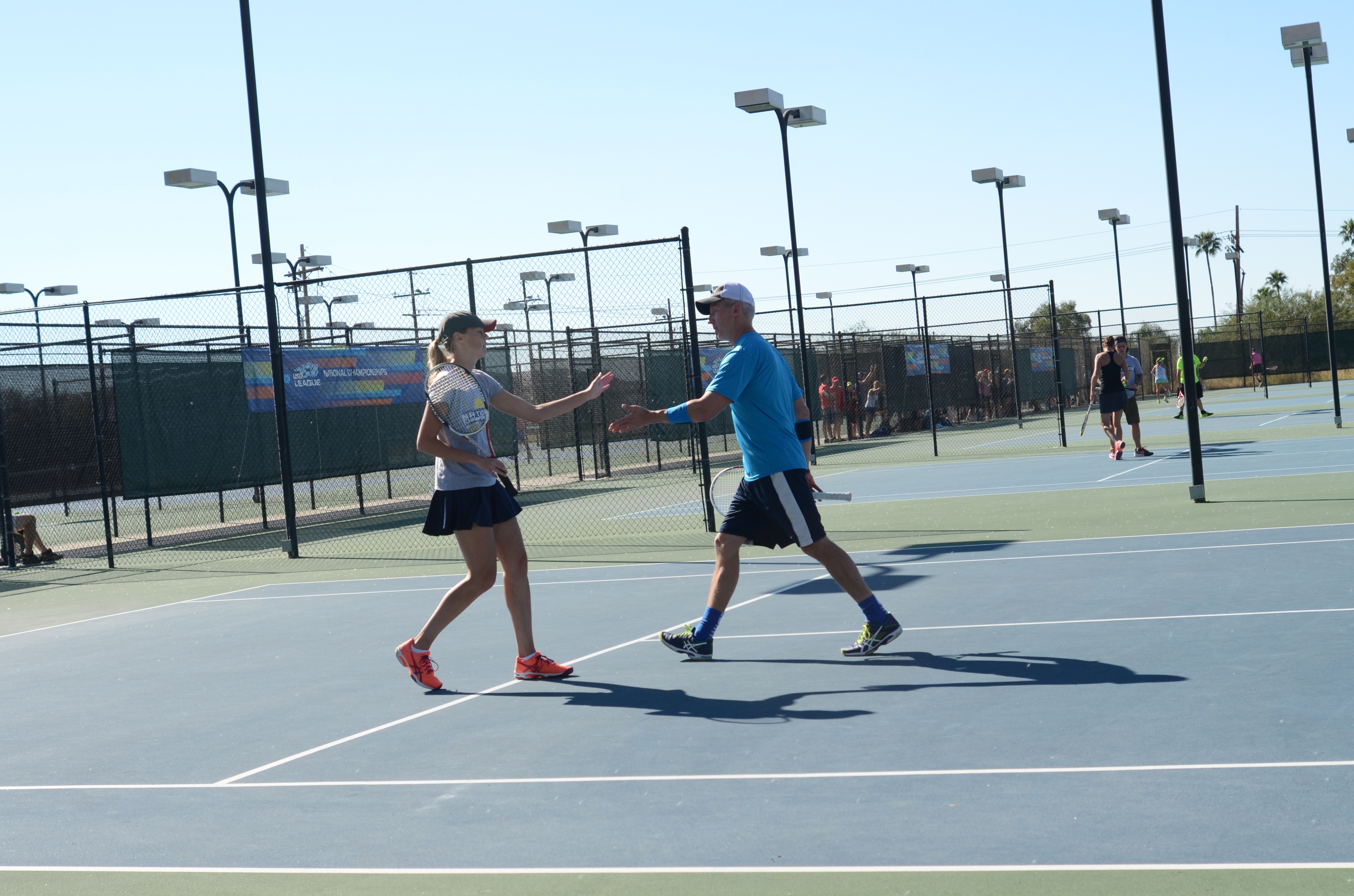 Mixed Doubles Nationals 2016...with Kelli Howard.