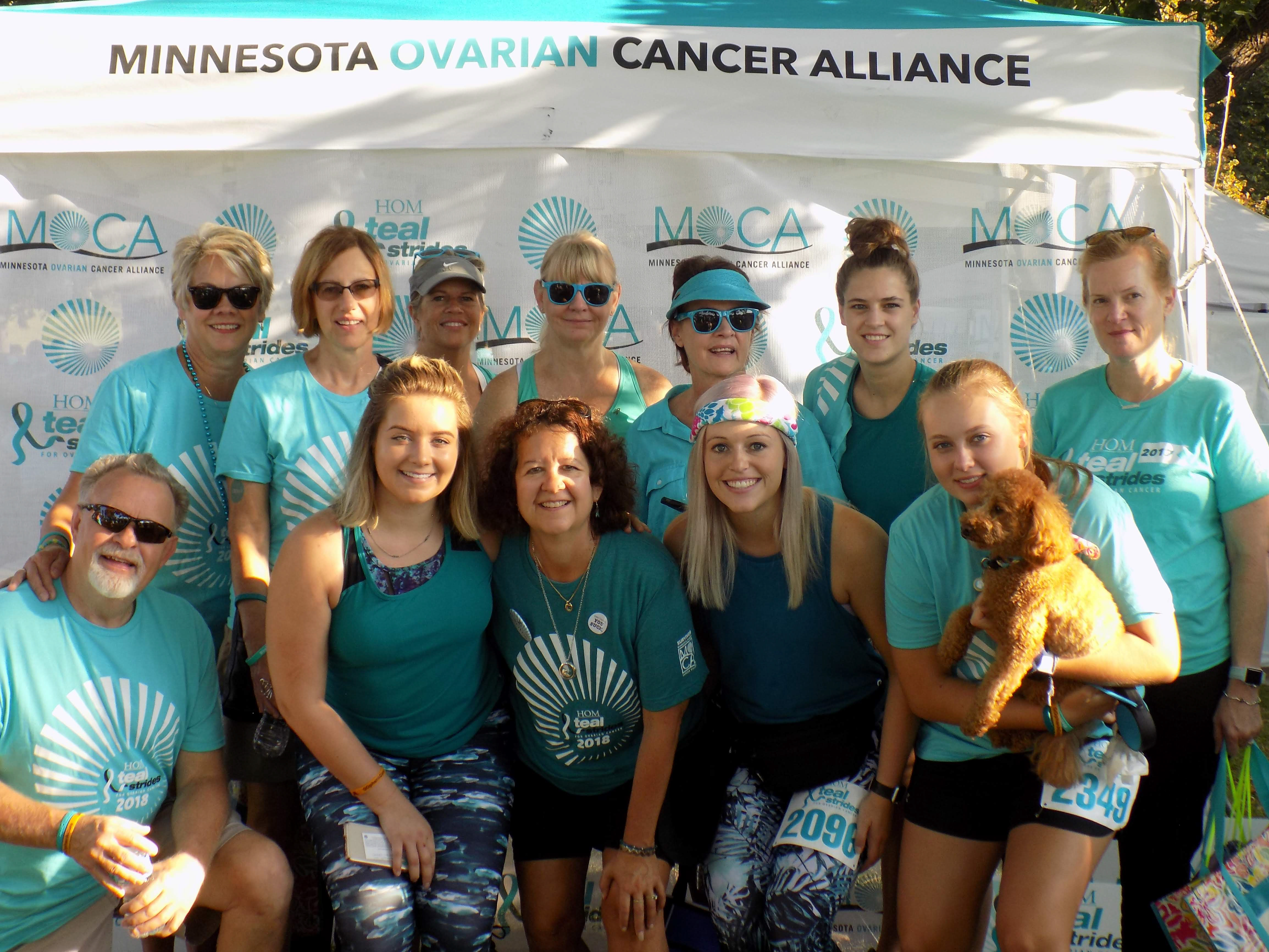 HOM Teal Strides for Ovarian Cancer
