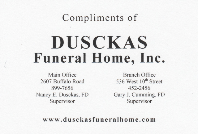 Dusckas Funeral Home