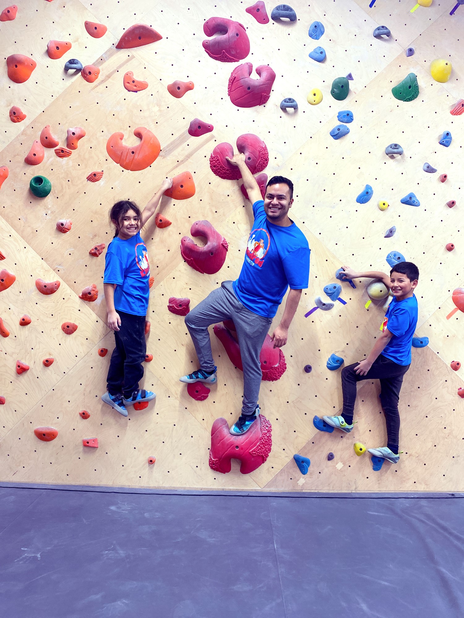 CIS students attended rock climbing field trip