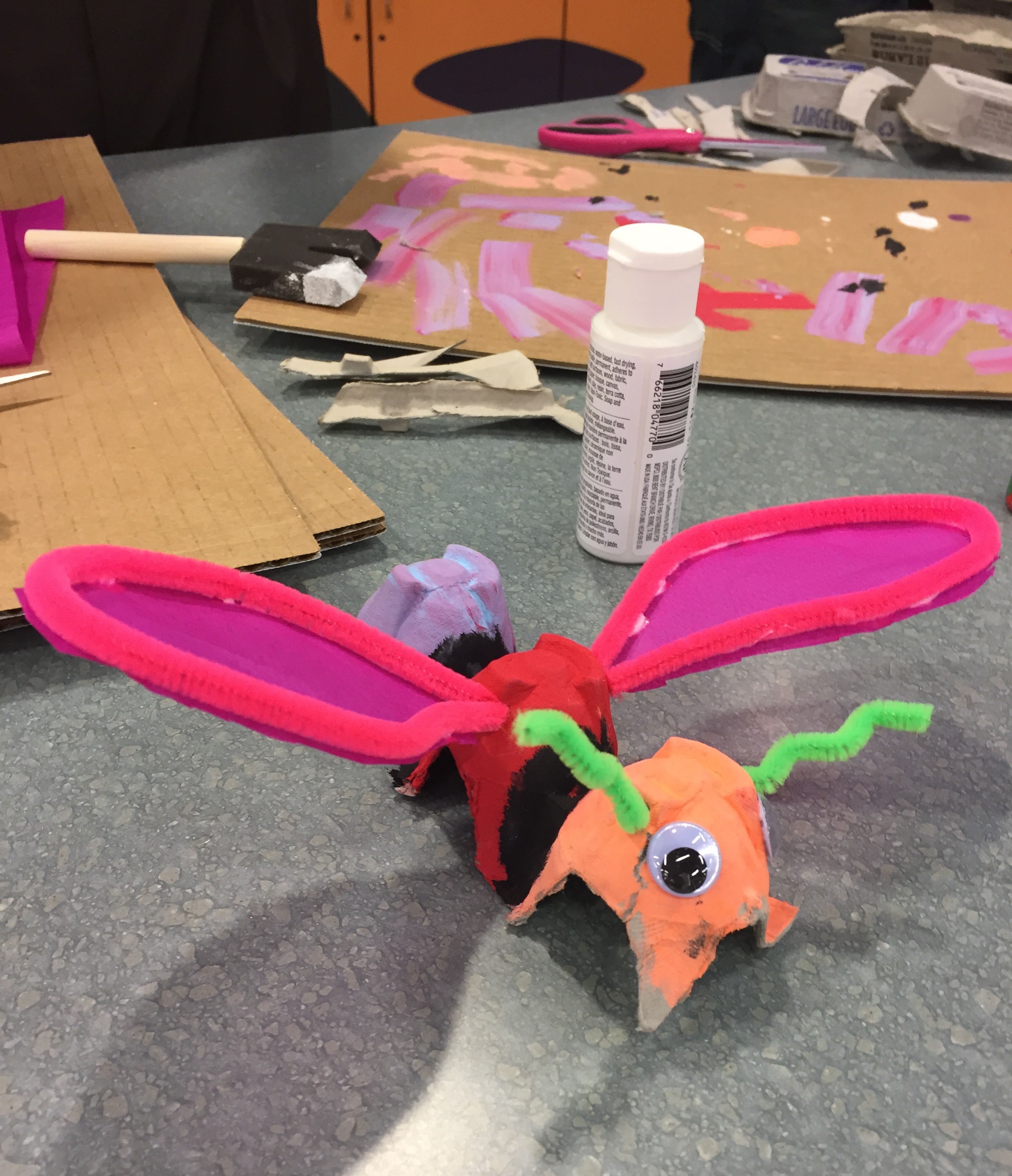 Earth Day Craft!!  Egg Carton Caterpillar!