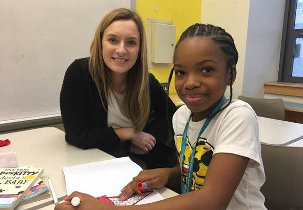 Drawing with Khalia!