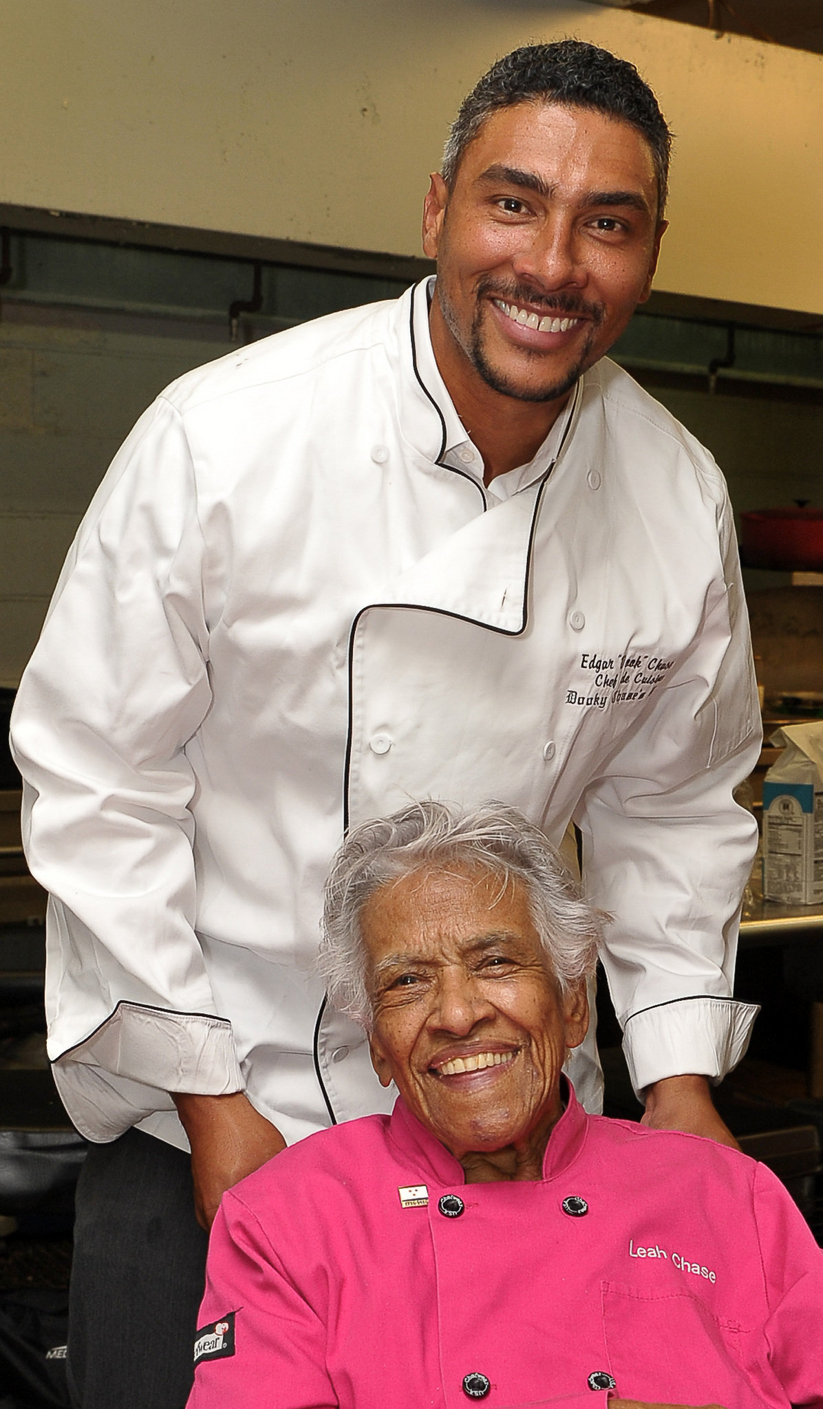 Team Chef Edgar "Dook" Chase IV - with his legendary grandmother!