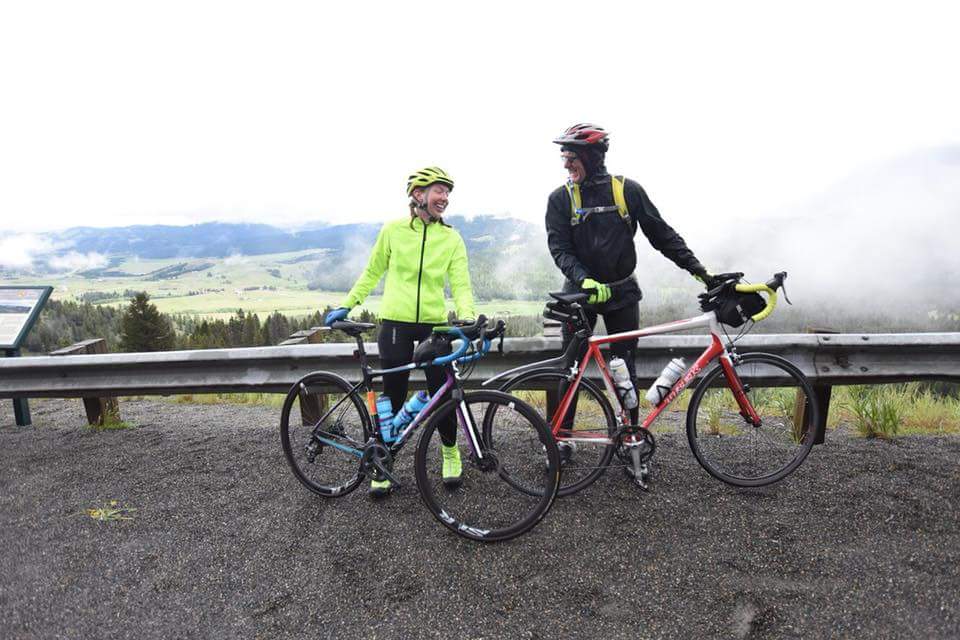 The top of the largest mountain I've climbed