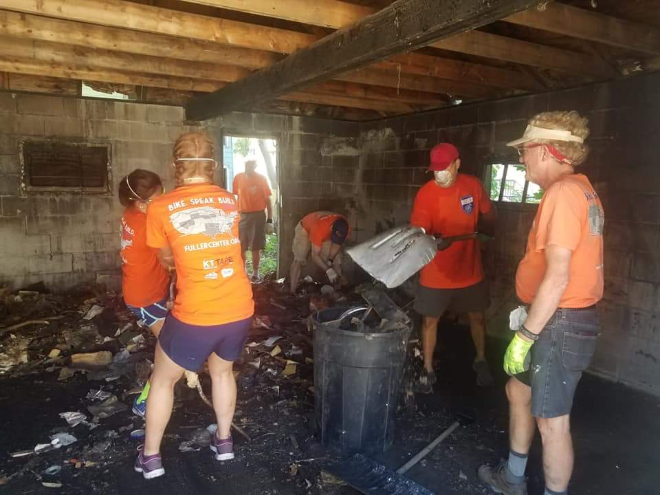 Clearing the garage in Waukegan, IL