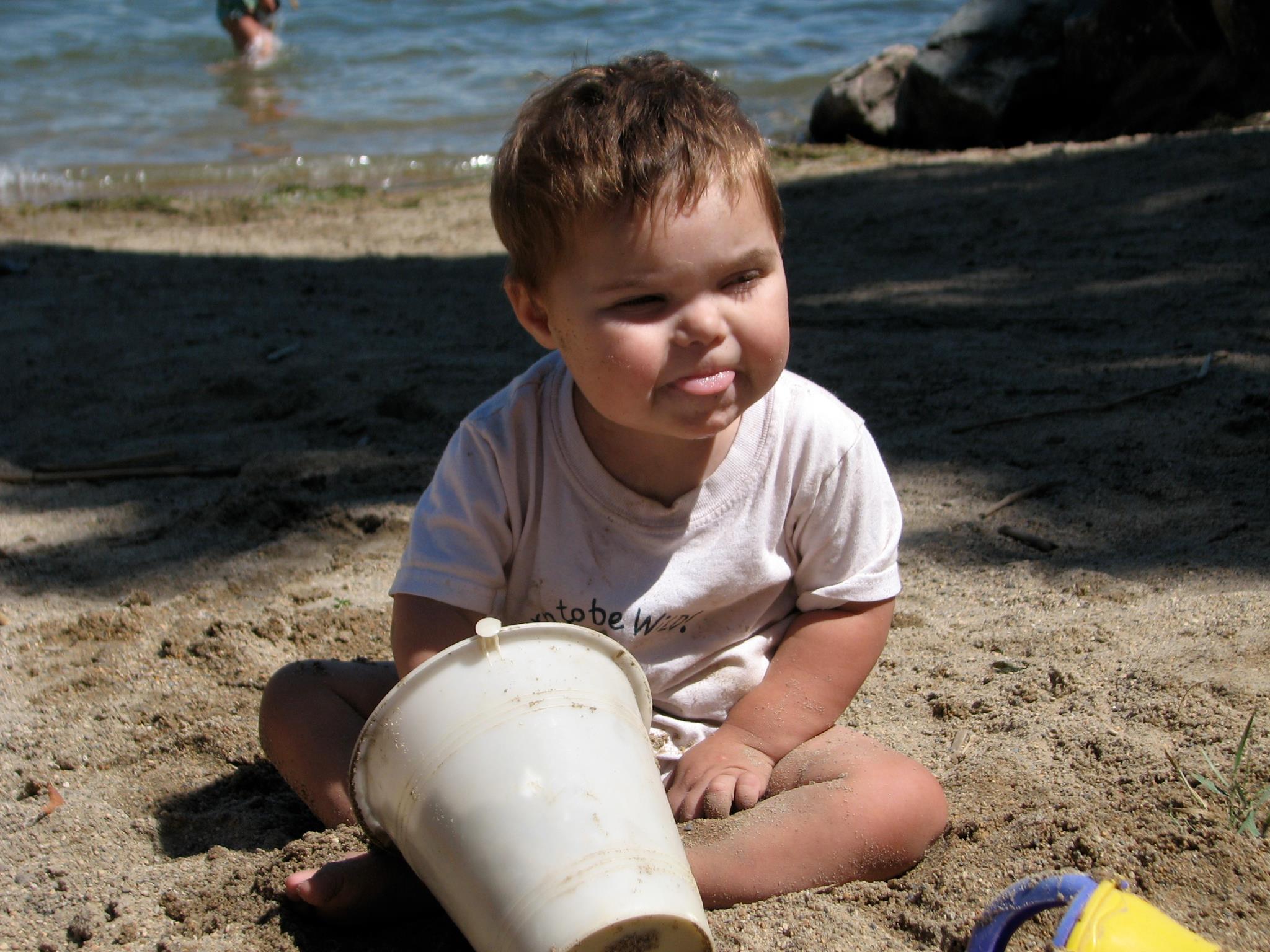 Isaiah at the Beach