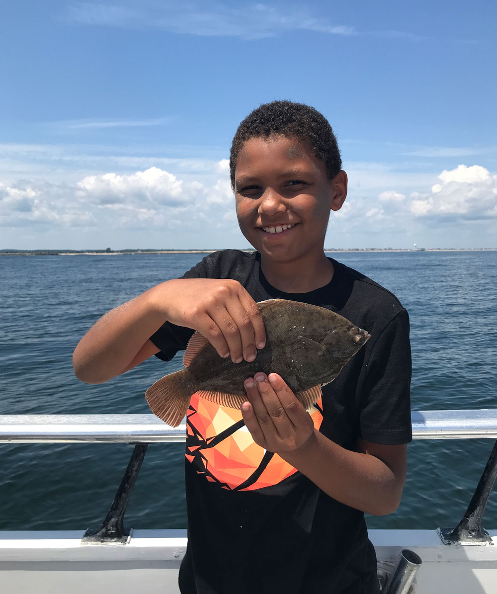 Fishing for flounder