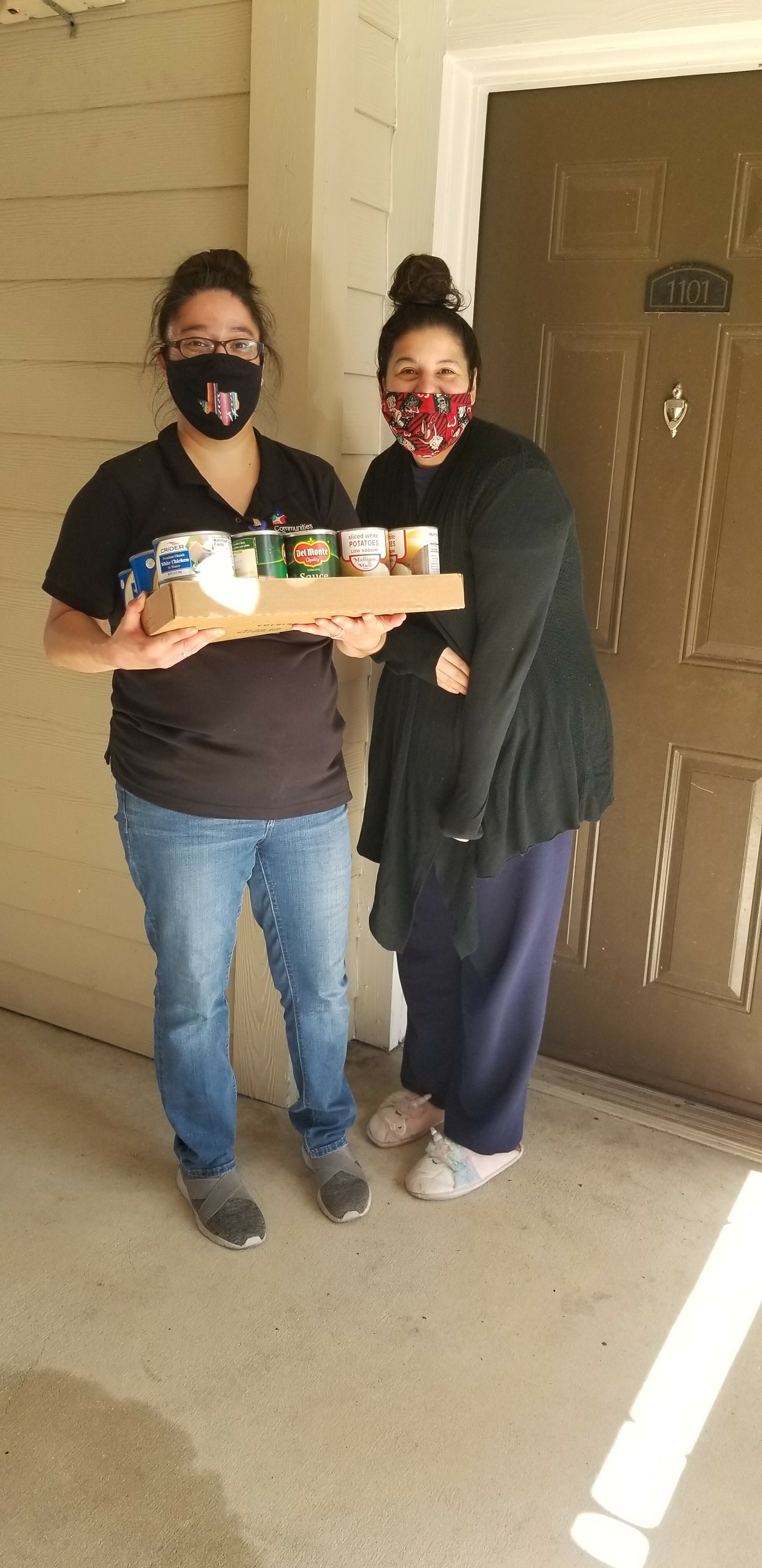 Delivering Food to Families In Need