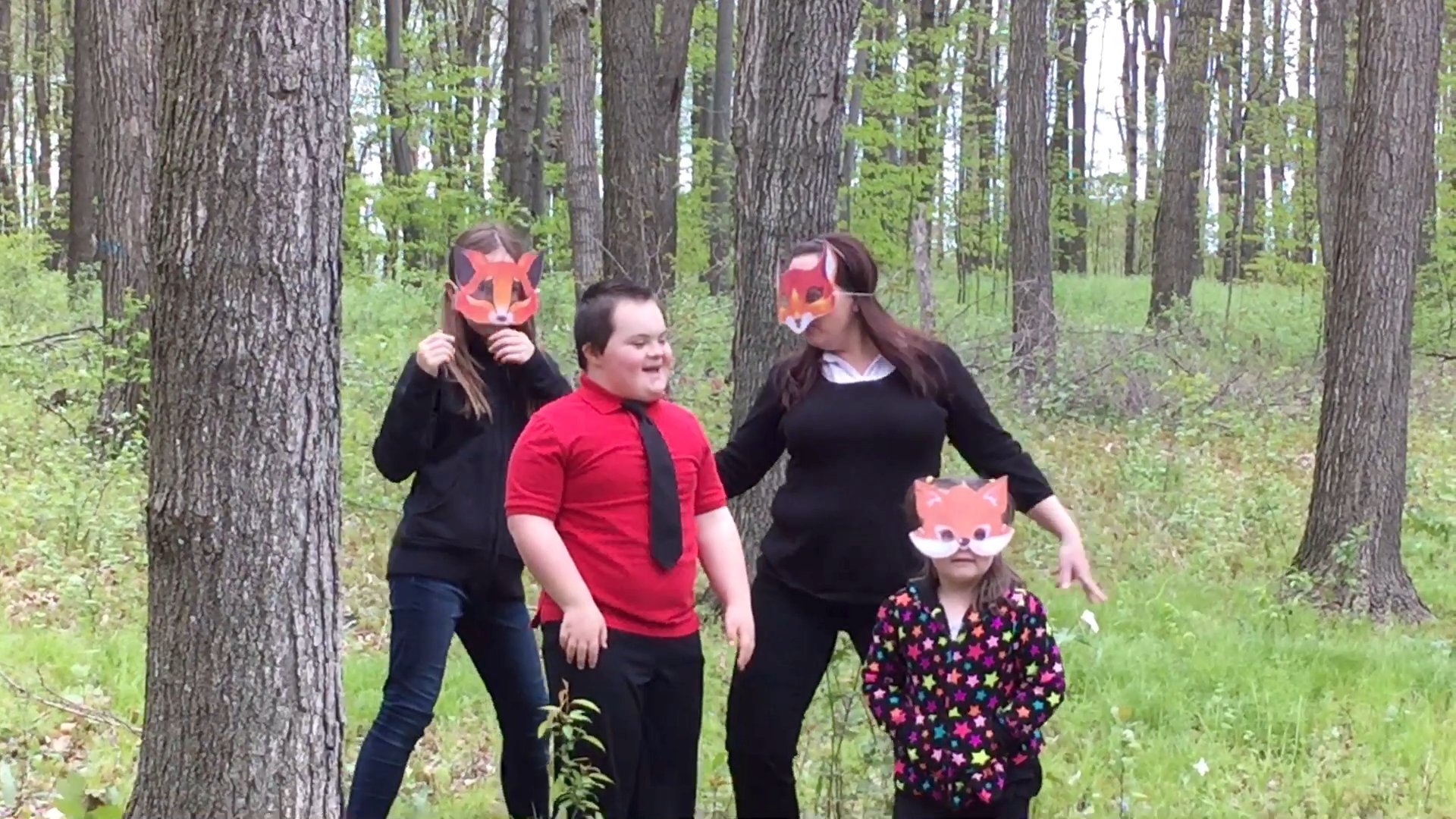 A clip from Quin's fox music video