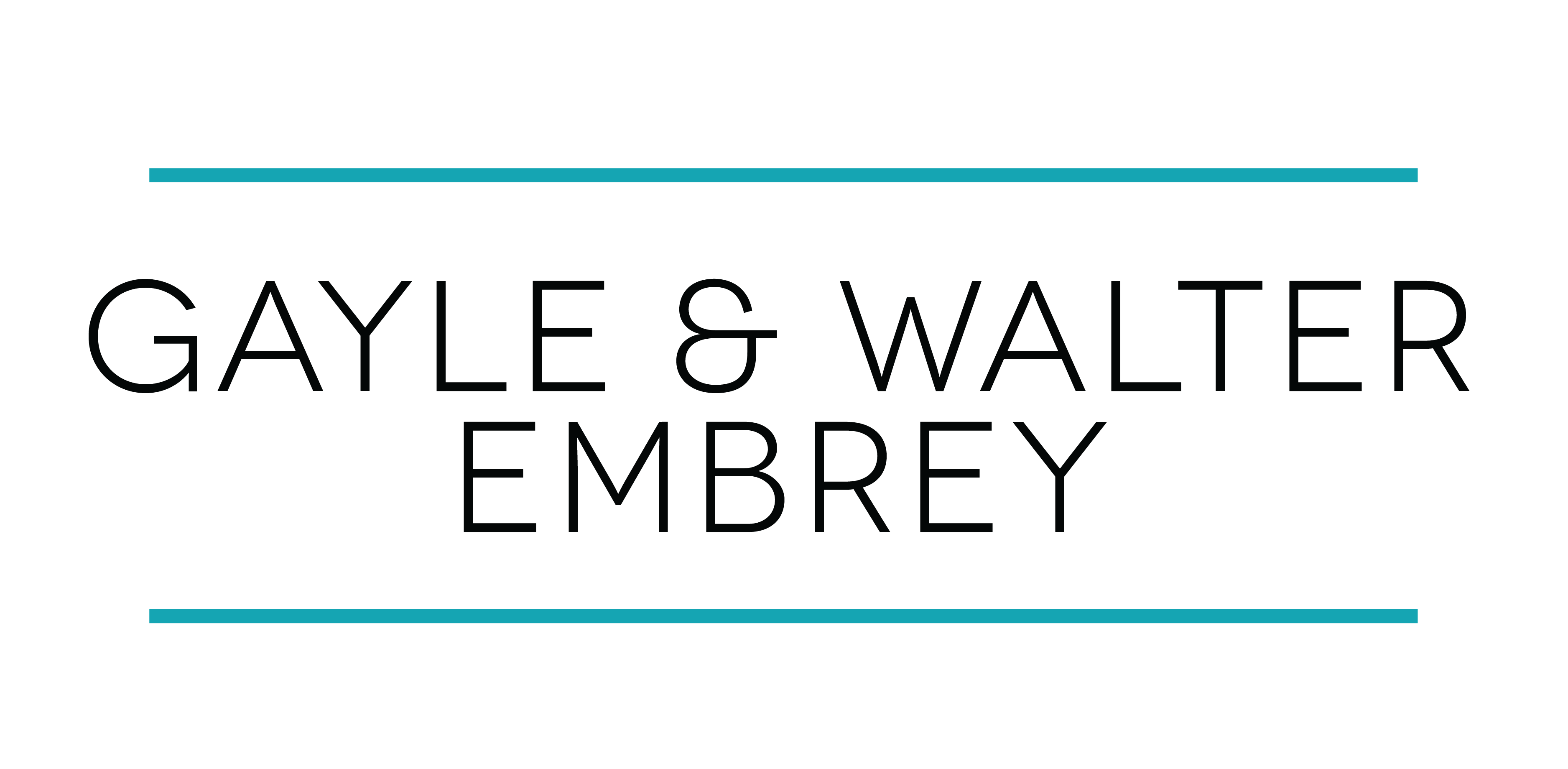 Gayle and Walter Embrey