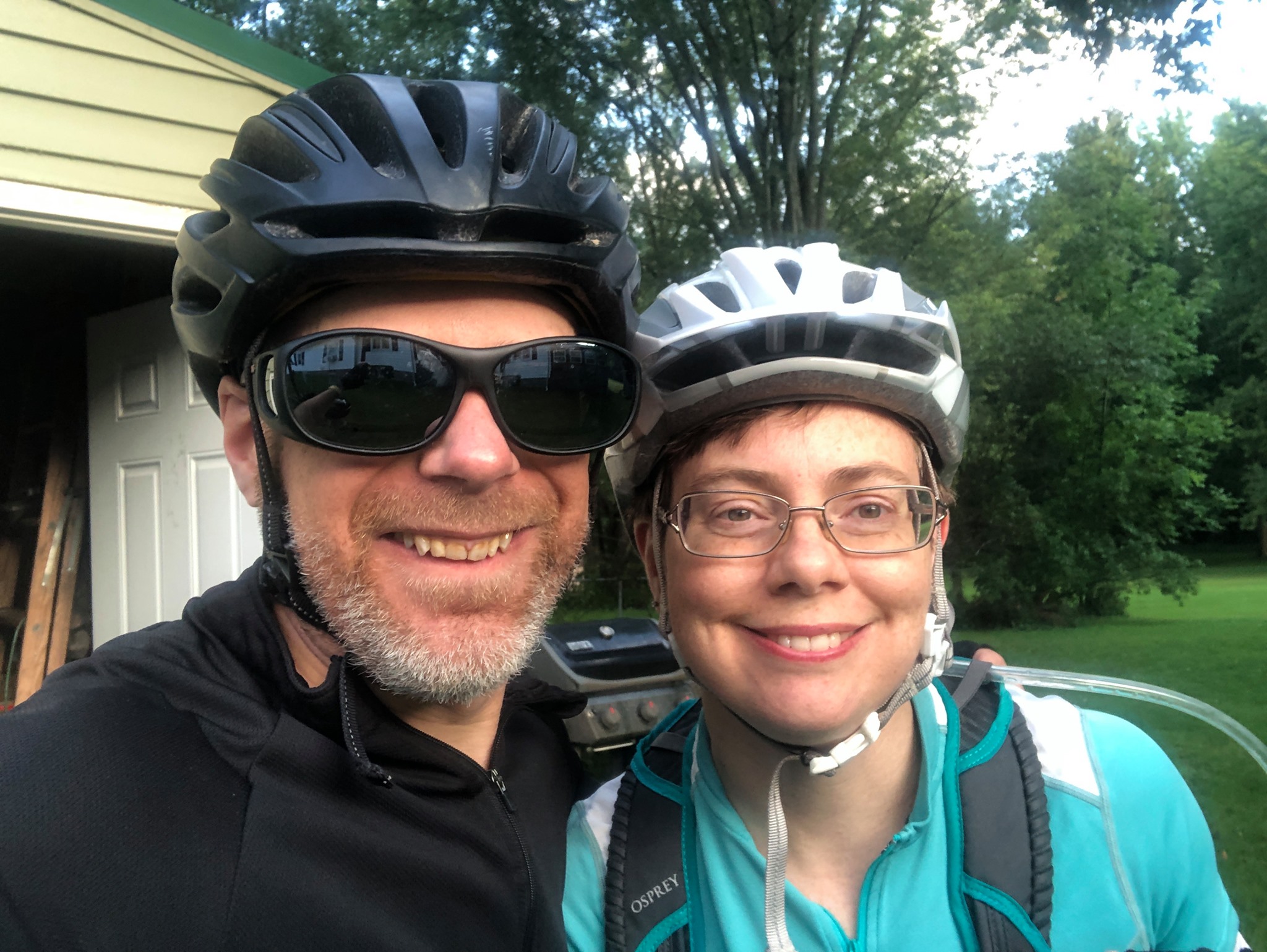 The Giannamores heading out for 42