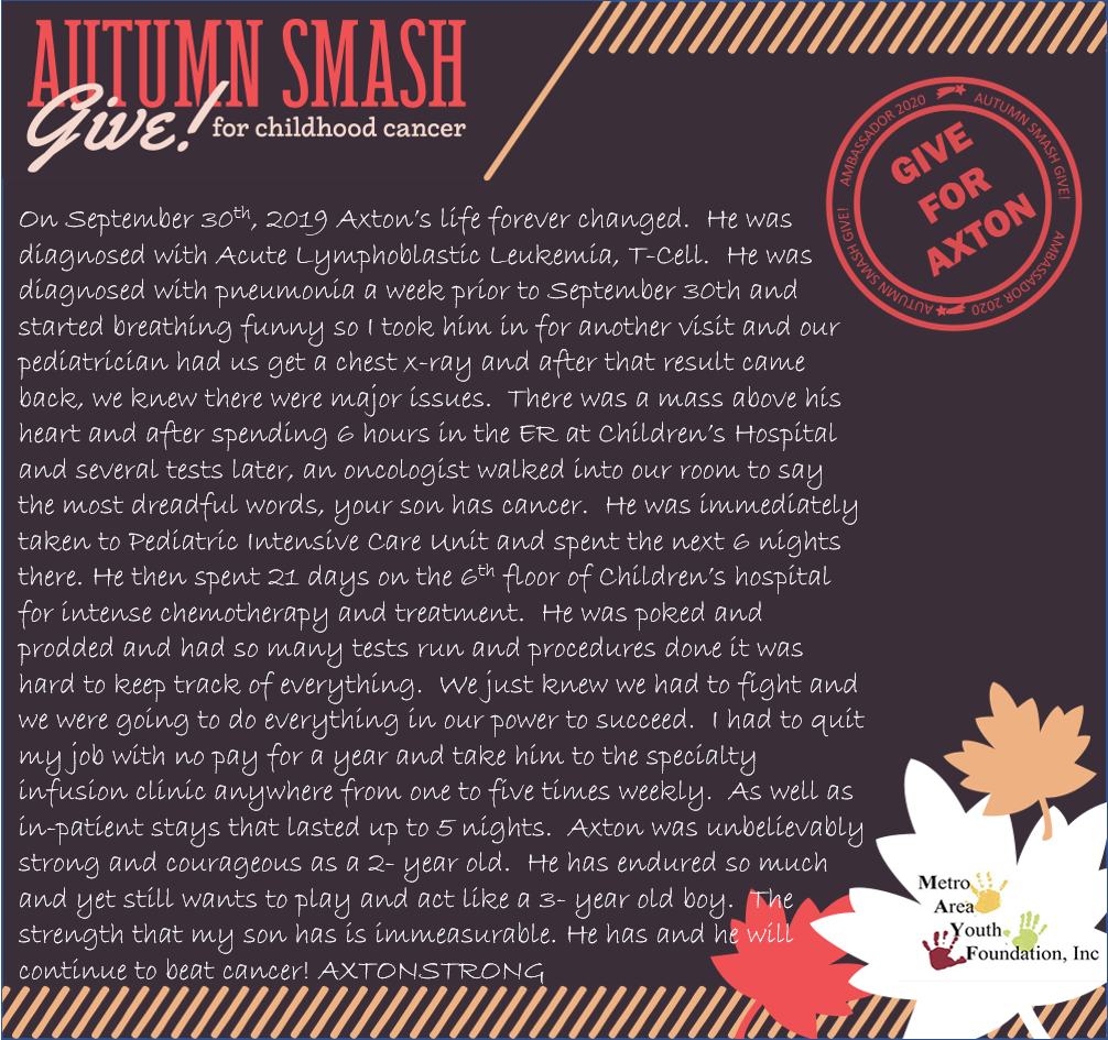 Our Family Ambassador - AXTONSTRONG