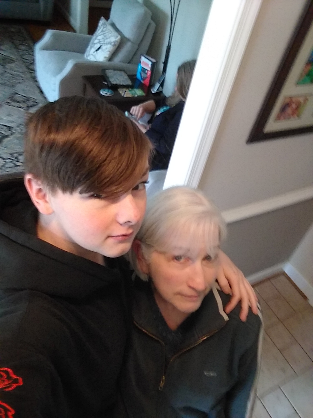 Gramma lunch with Andrew in Feb 2022.