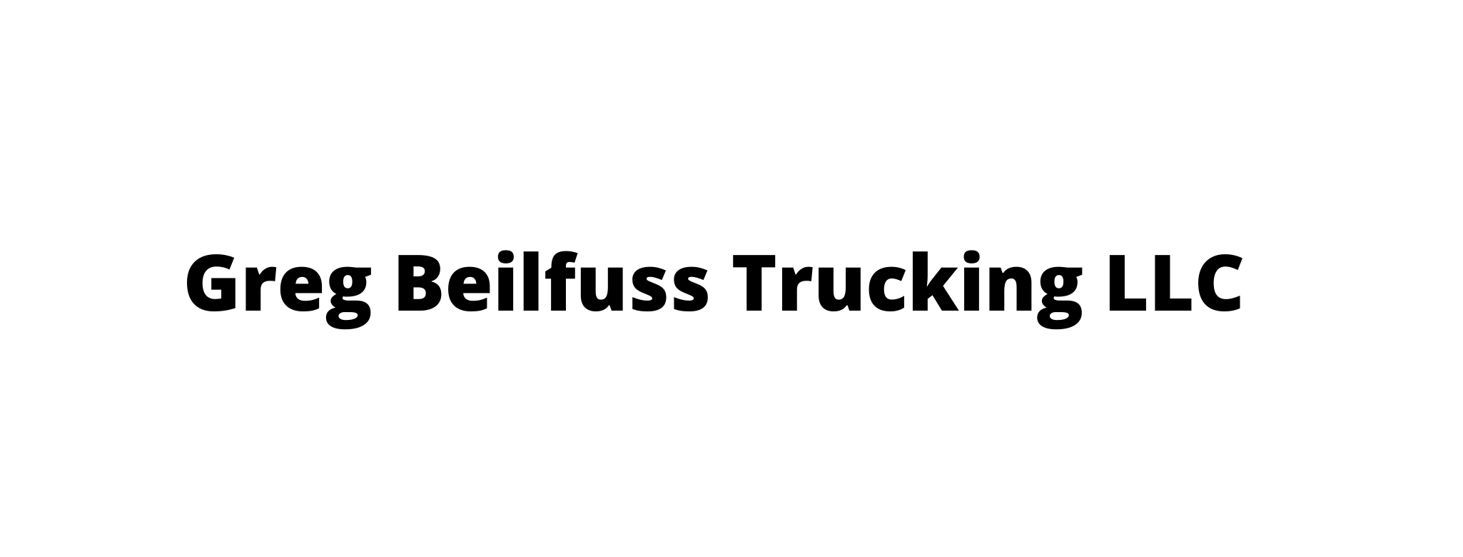  Greg Beilfuss Trucking LLC