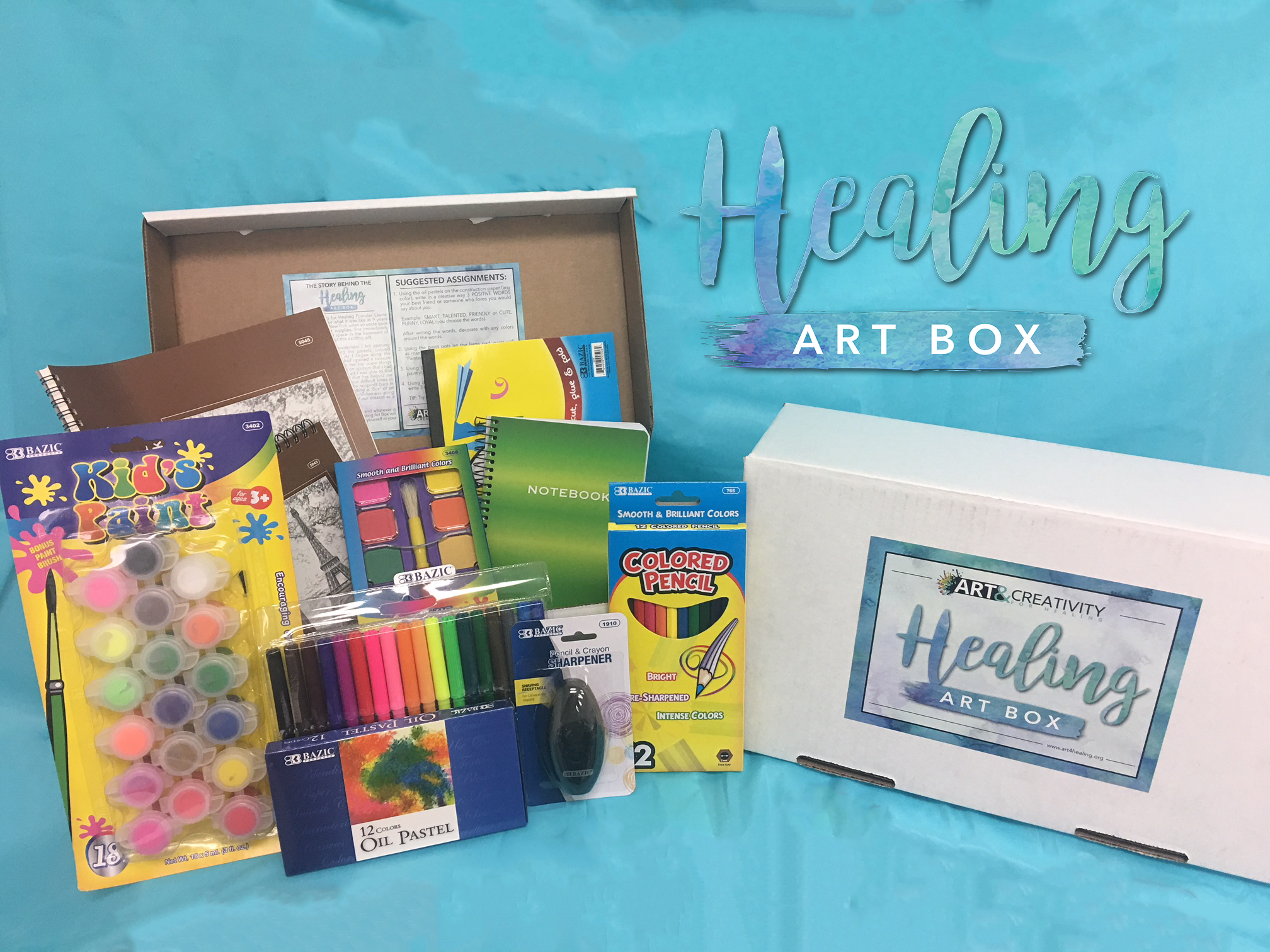 Healing Art Box Contents
