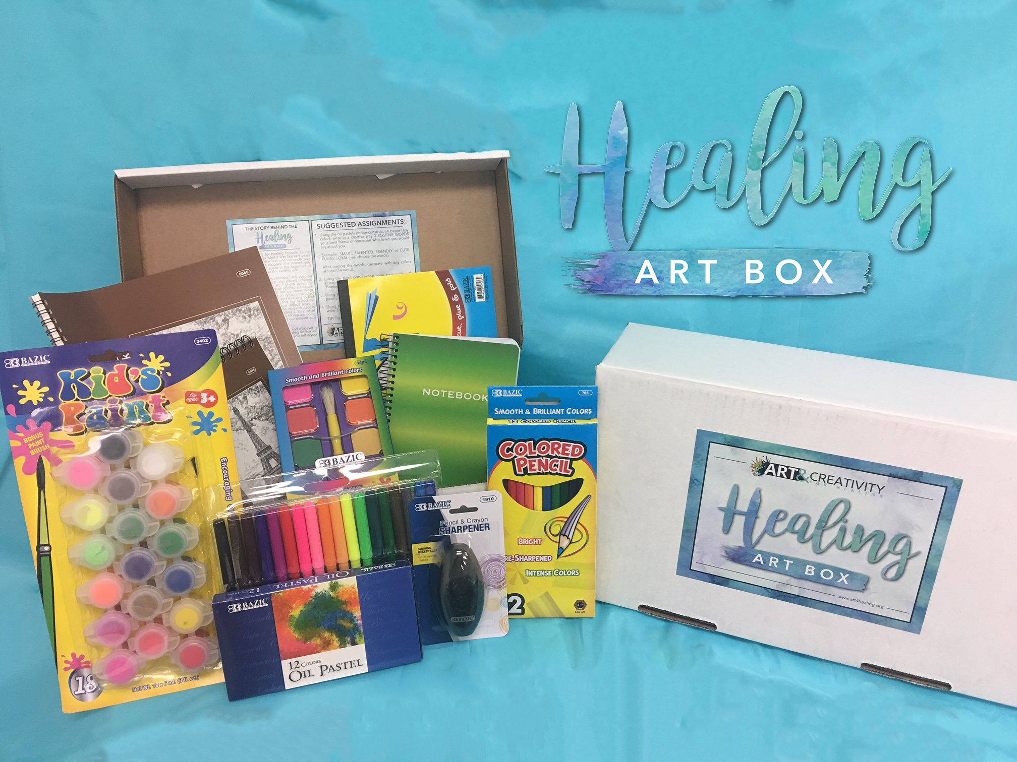 Healing Art Box Contents: