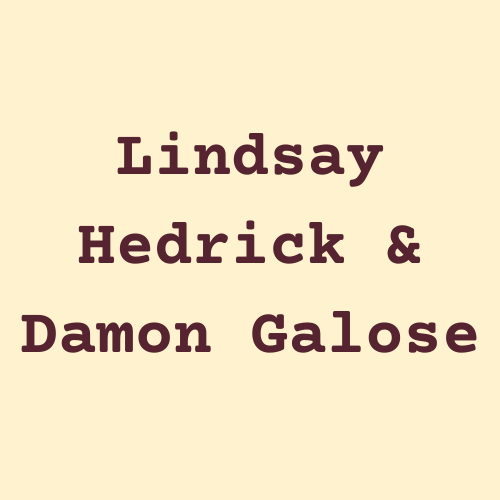 Lindsay Hedrick & Damon Galose
