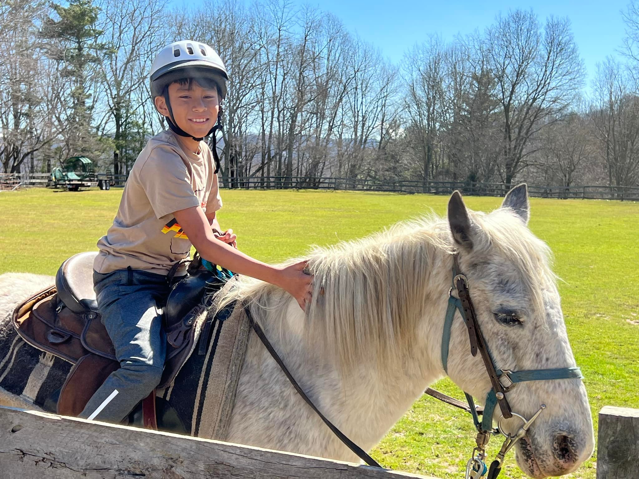 Horseback riding- Little Brother Jesus