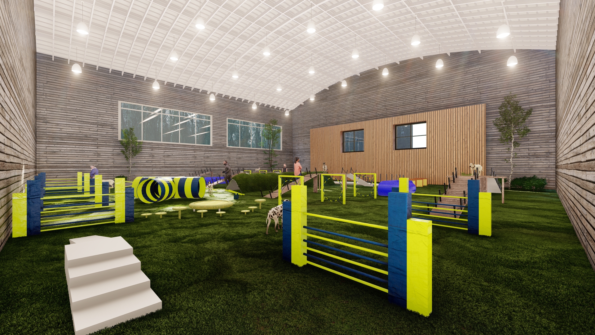 The new Hotel will offer an indoor dog park for those rainy days!