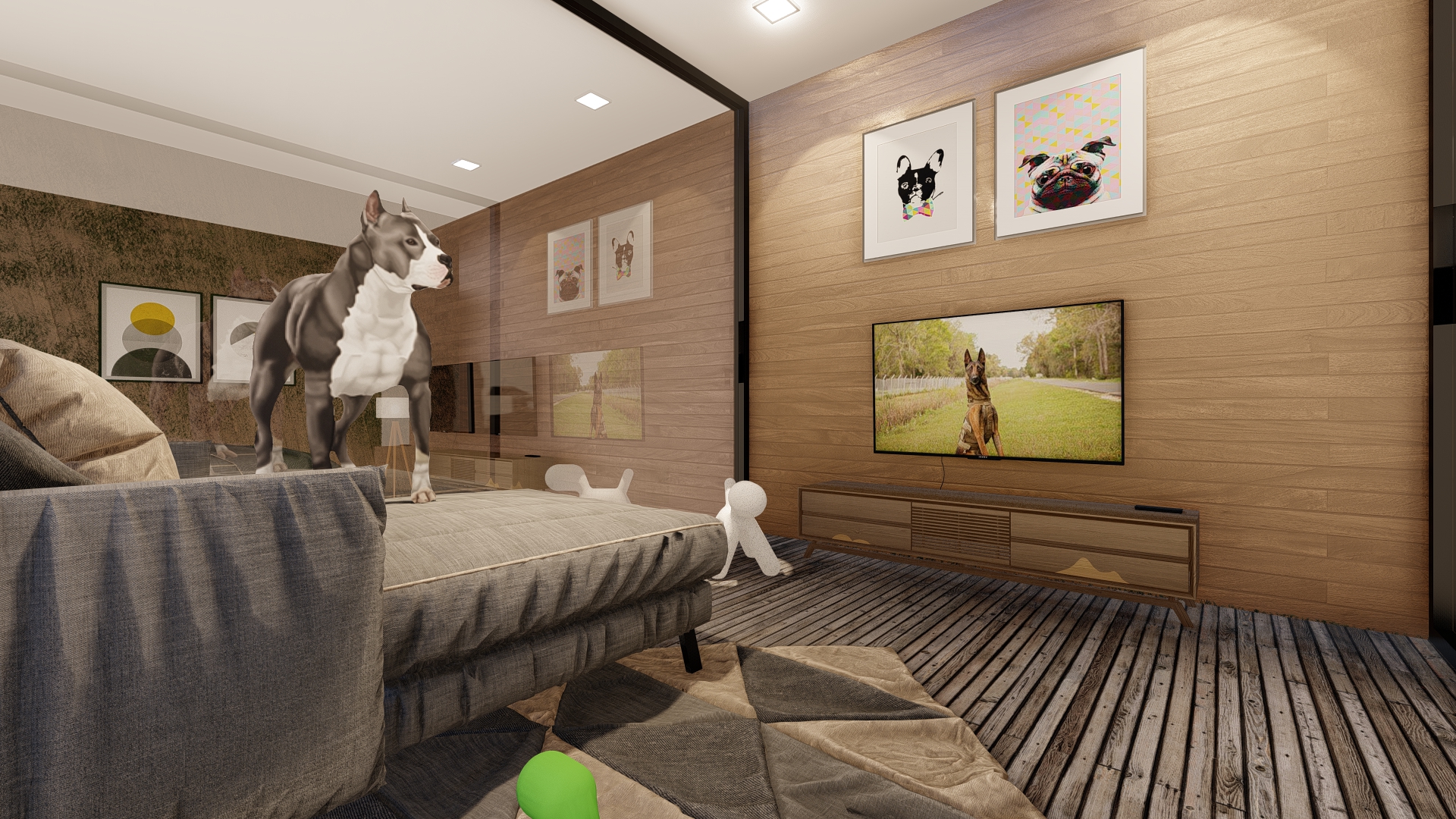 The new Hotel will offer much larger, more comfortable suites for our pups. 