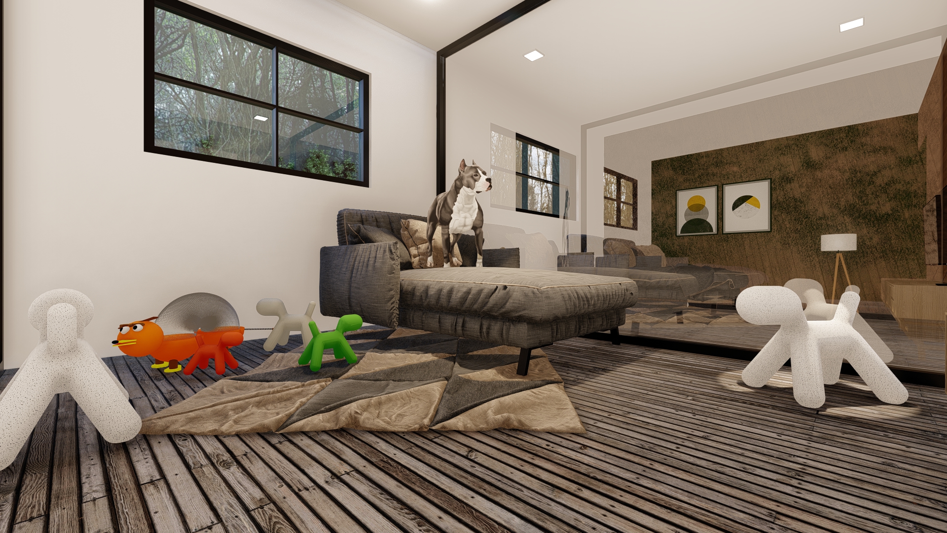 Currently, we only have 17 suites. The new Hotel will allow us to double the number of dogs we can take in each month. 