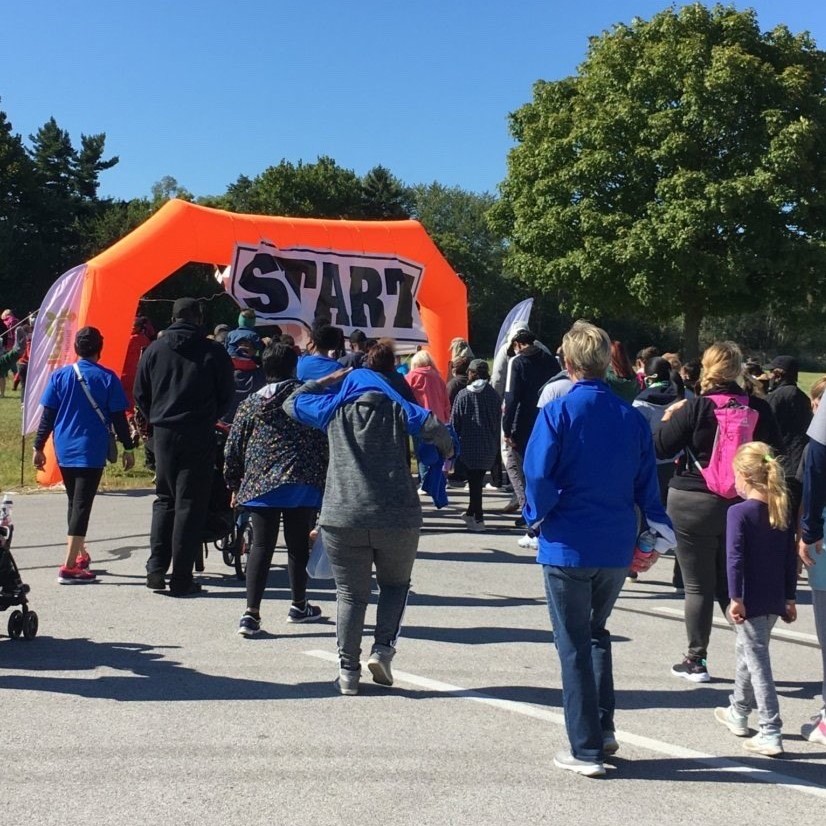 Start of the Hike at Hunger Hike 2020