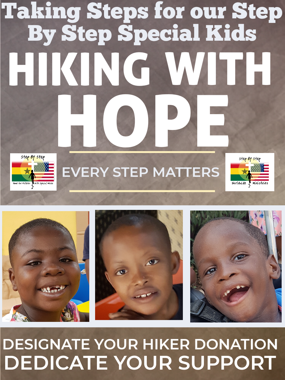 "Hiking With Hope" - It's about hiking with your heart.