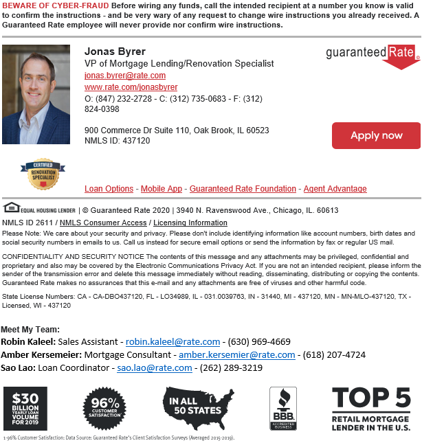 Guaranteed Rate - The Byrer Team