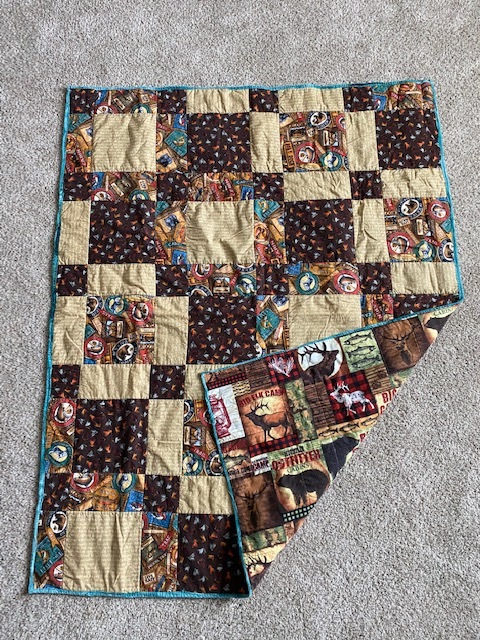 Two-Sided Handmade Quilt