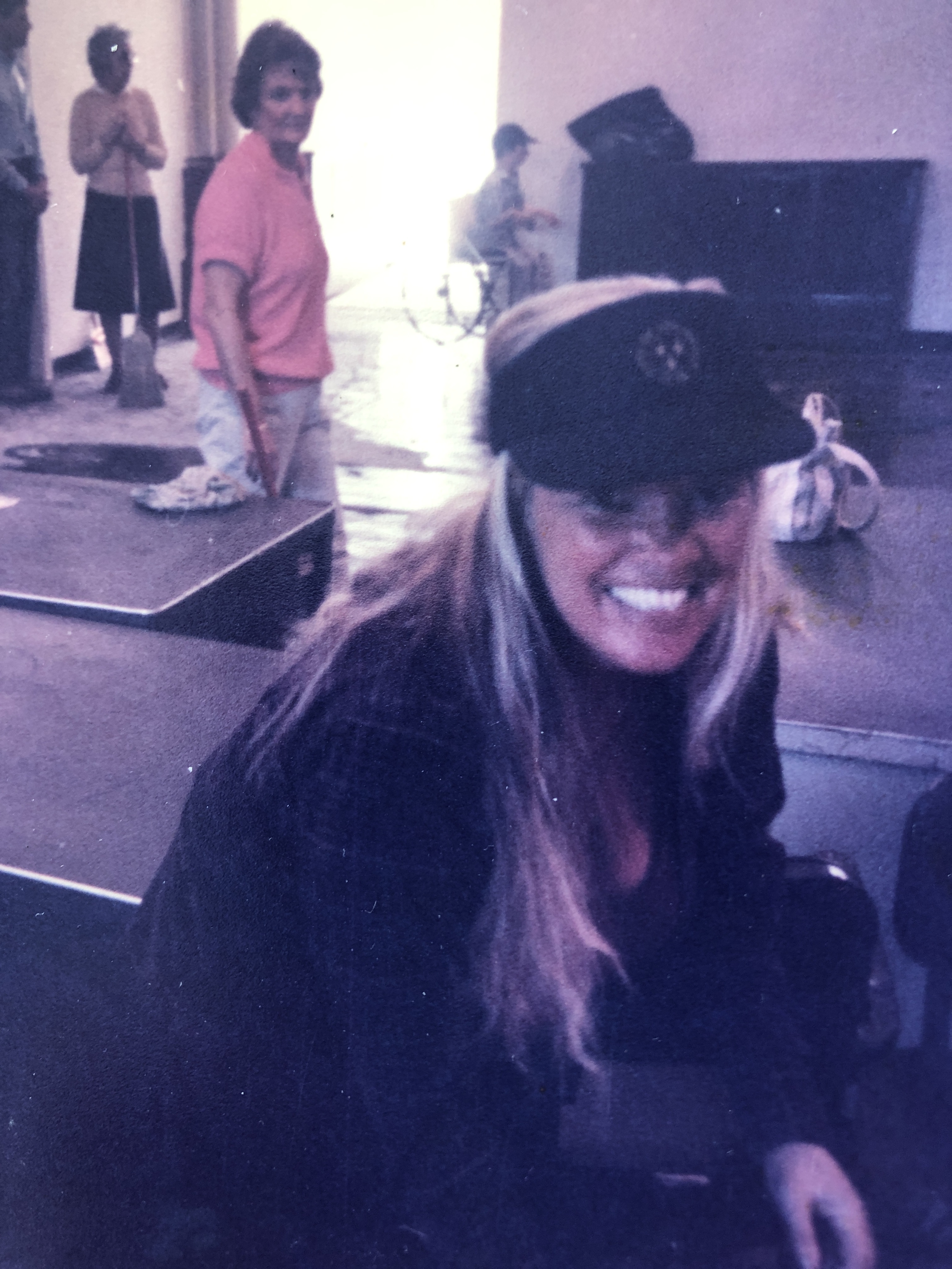 Mary Margaret at St. John Center on April 14, 1986 - the day the doors opened