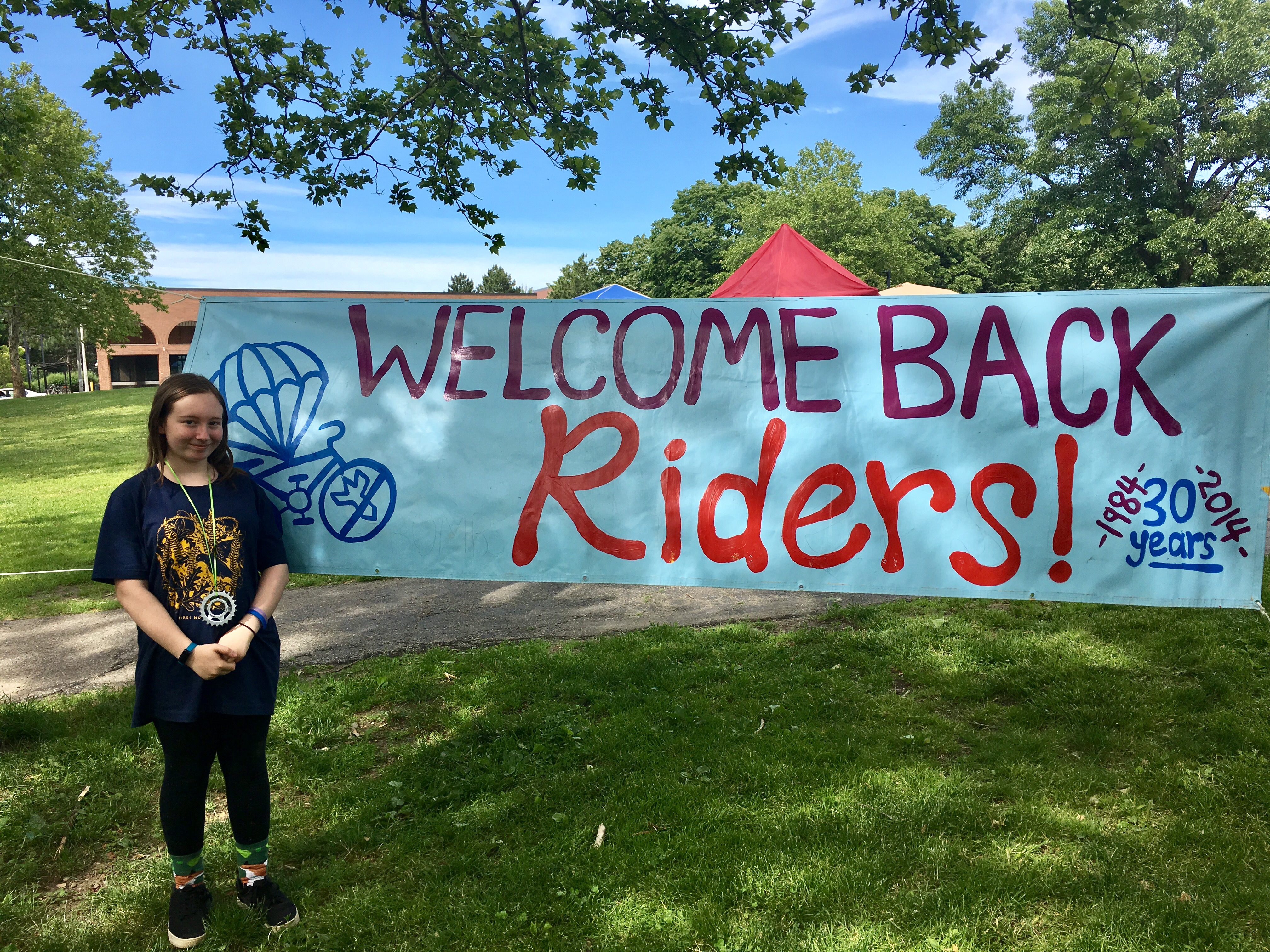 31st Annual Bike-A-Thon 2018 Post-ride glow!